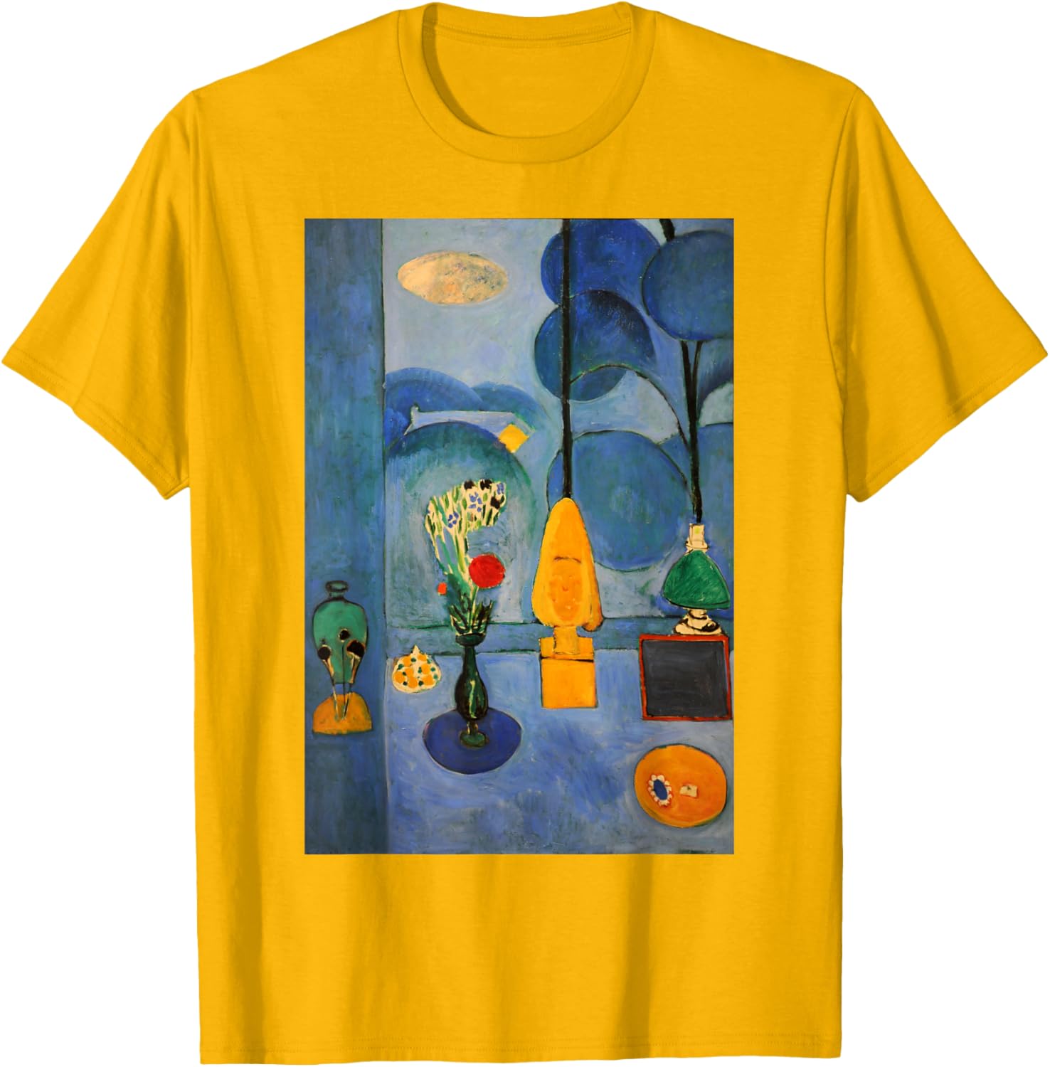 Matisse Blue Window T-Shirt – Stylish Art-Inspired Clothing for All - 6