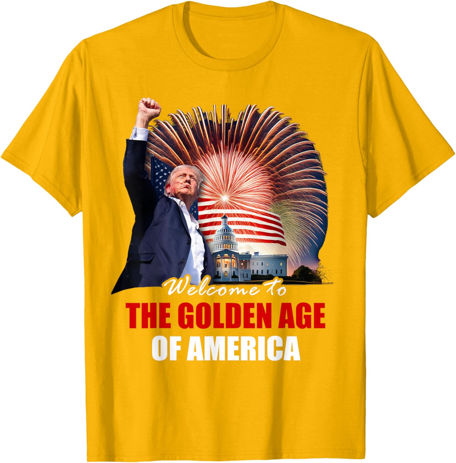 Welcome To The Golden Age of America Trump Inauguration 2025 T-Shirt - 1