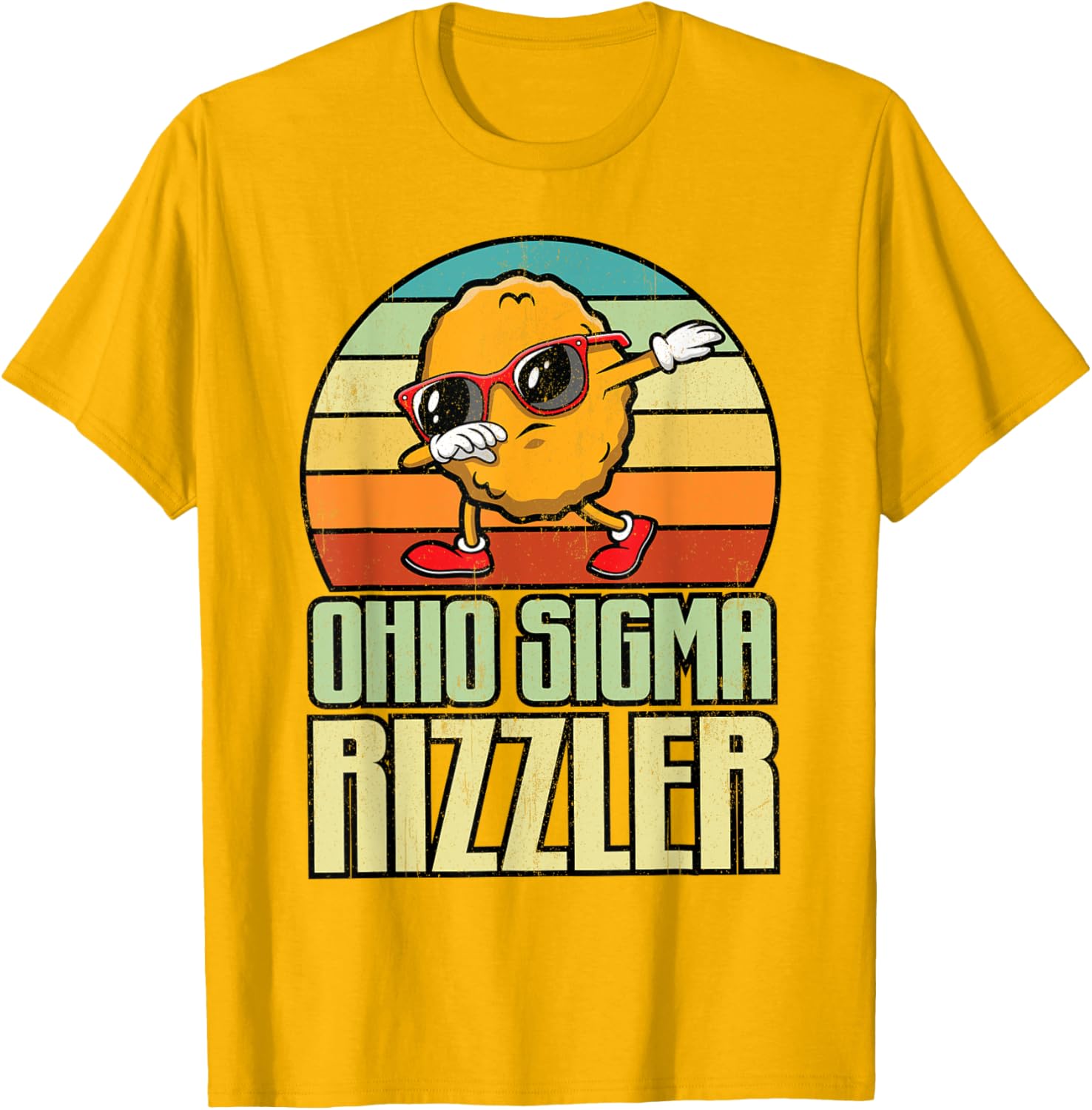 Ohio Sigma Rizzler Funny Chicken Nugget Meme T-Shirt for Food Lovers - 8