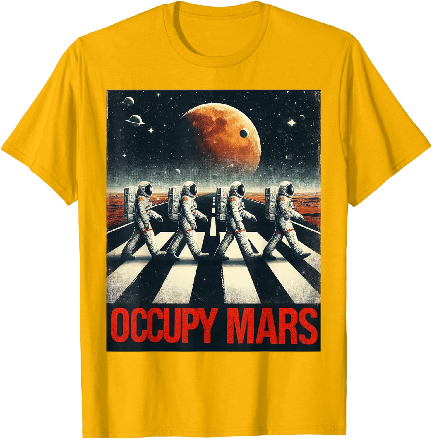 Astronauts Walking on Mars T-Shirt Perfect for Space Lovers and Adventurers - 12