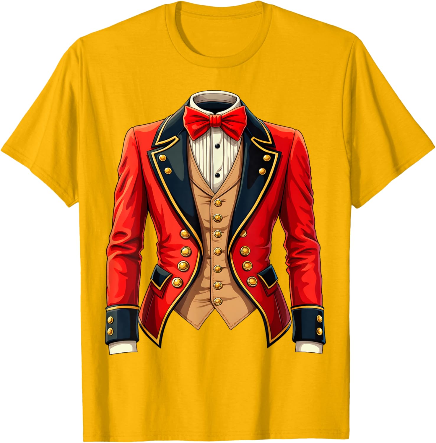 Ringmaster Costume Jacket for Circus Performers - Fun T-Shirt Design - 16