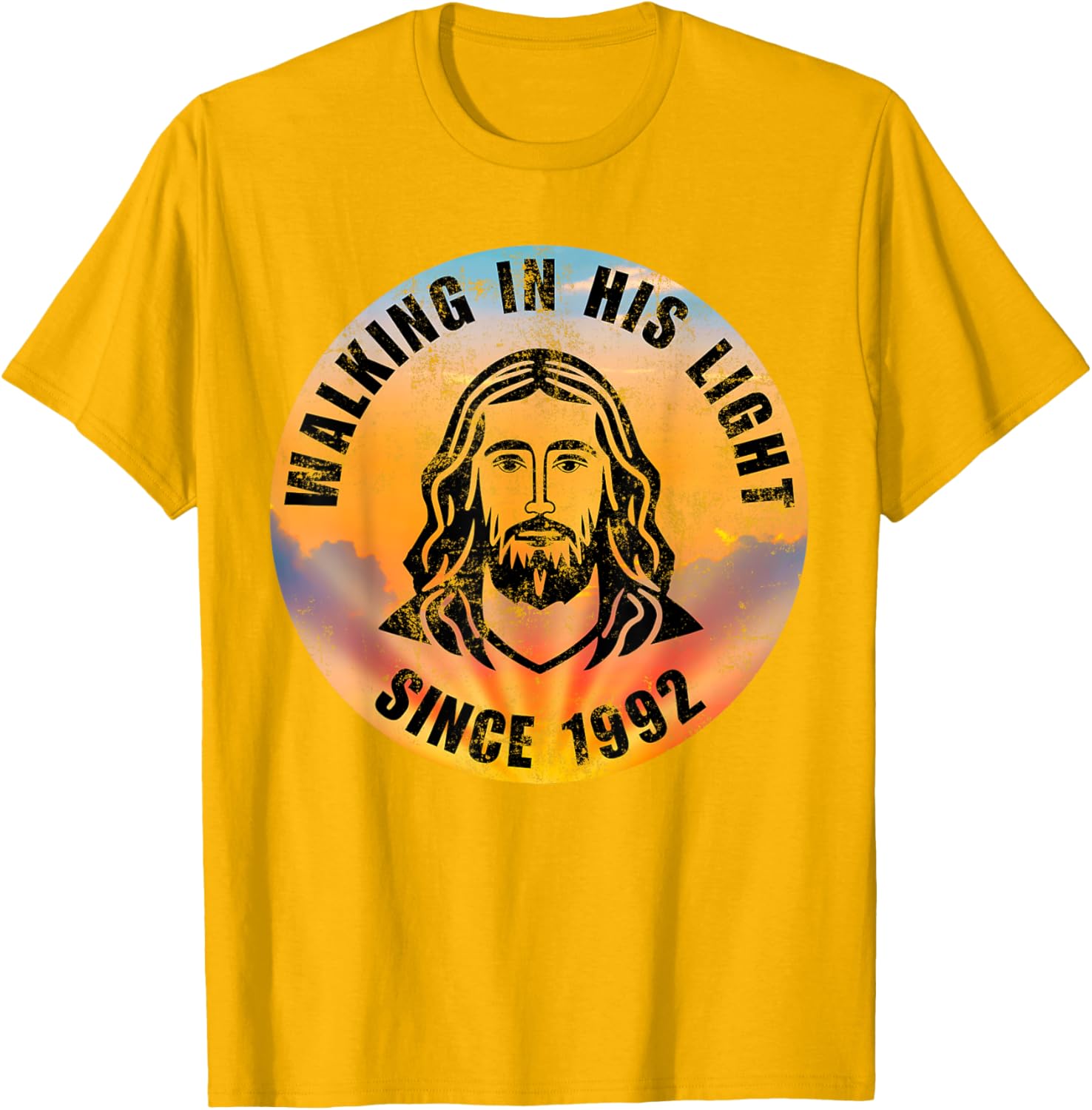 Walking In His Light Since 1992 Inspirational Christian T-Shirt - 10