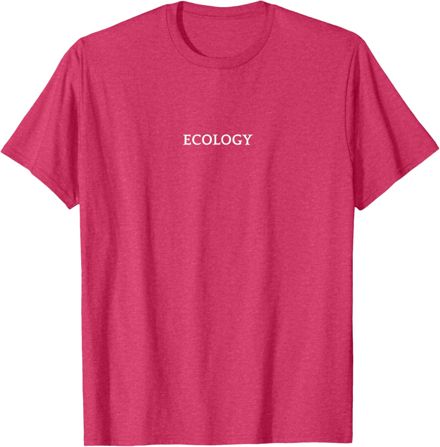 Eco-Friendly Ecology English Word T-Shirt for Nature Lovers - 11
