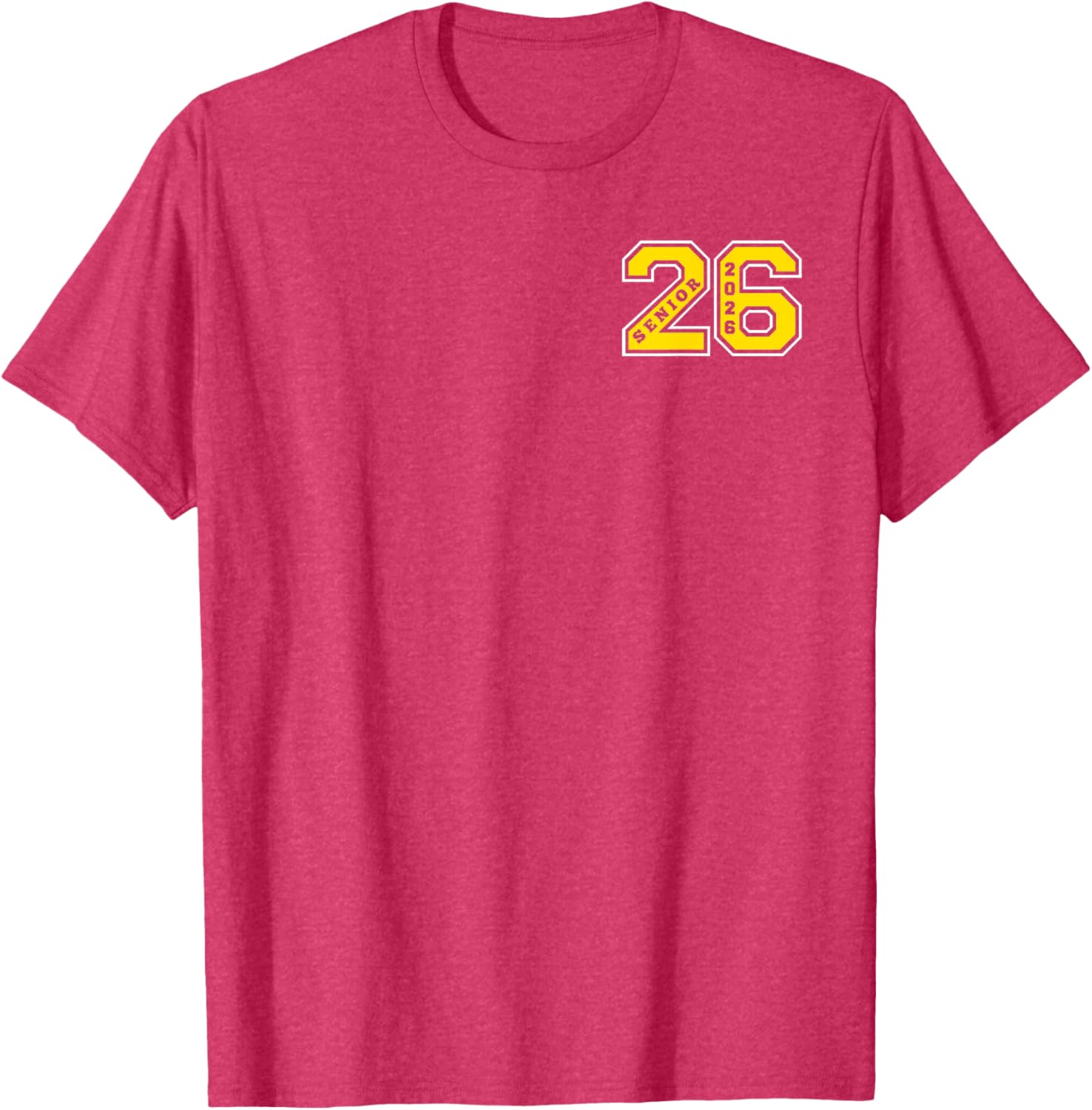 Proud Dad 2026 Senior Gold T-Shirt for Celebrating Graduation Day - 7