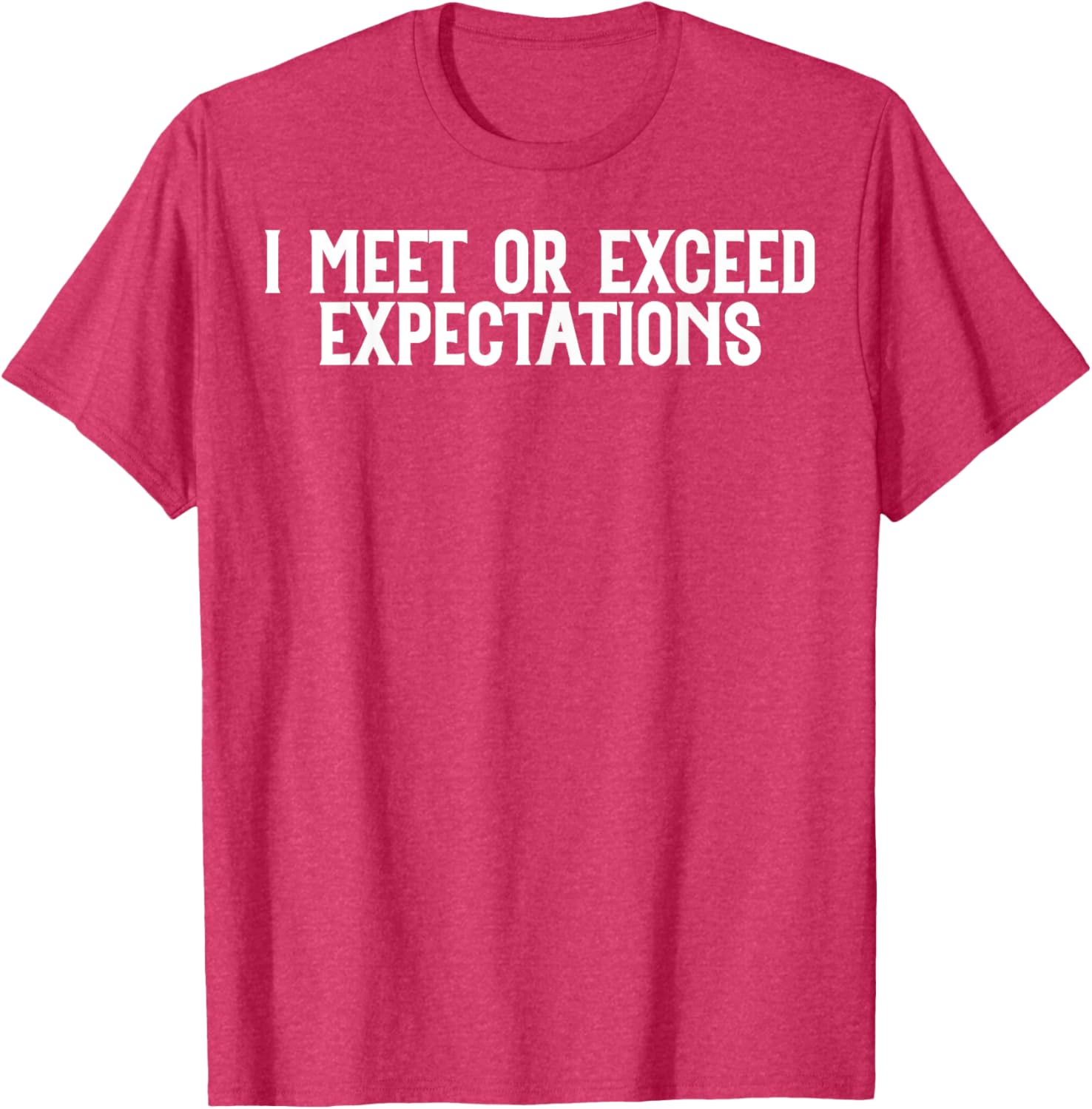 Funny I Meet or Exceed Expectations T-Shirt for Singles and Couples - 14