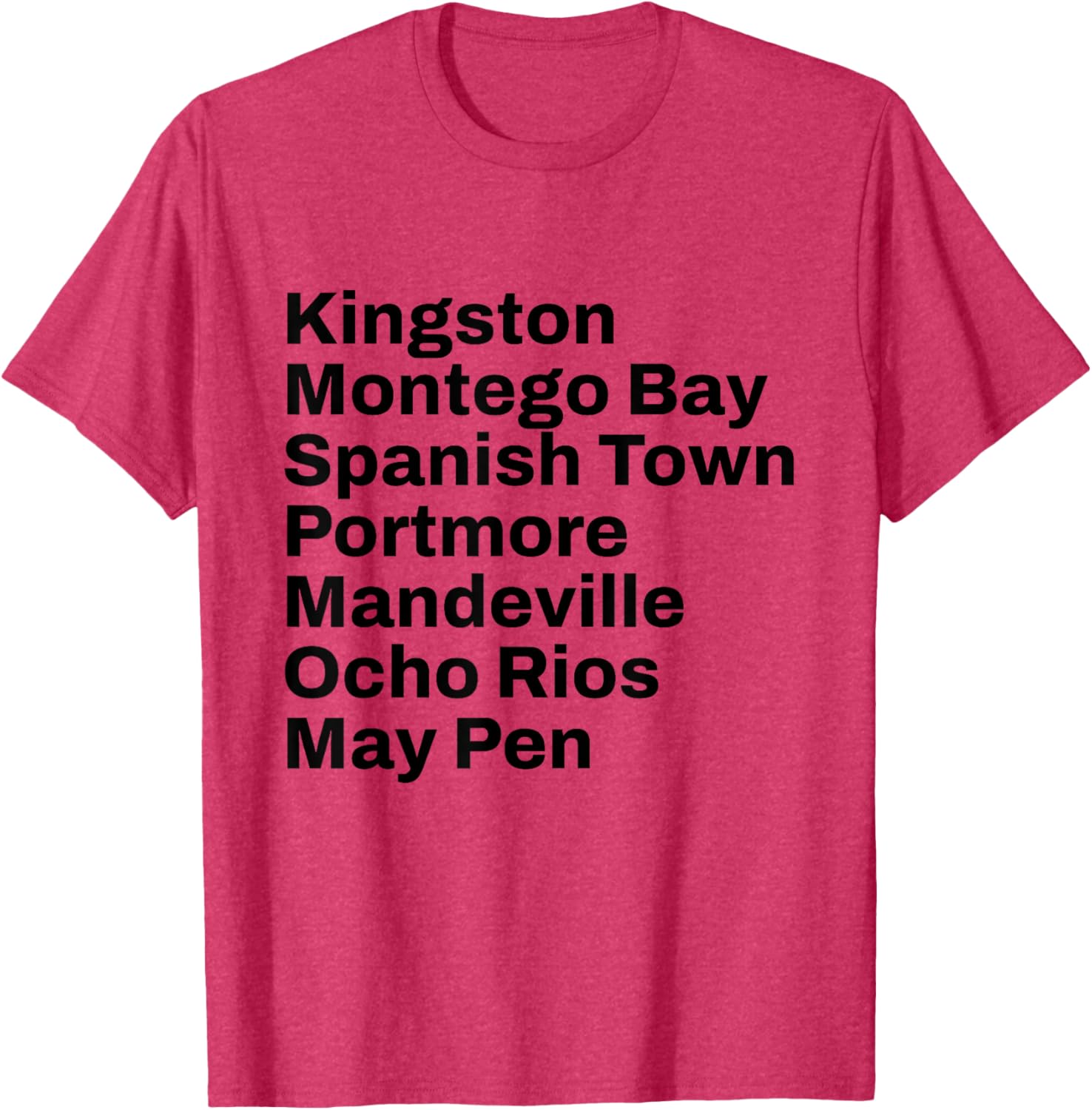 Jamaica Cities and Towns Travel T-Shirt for Adventure Lovers - 3