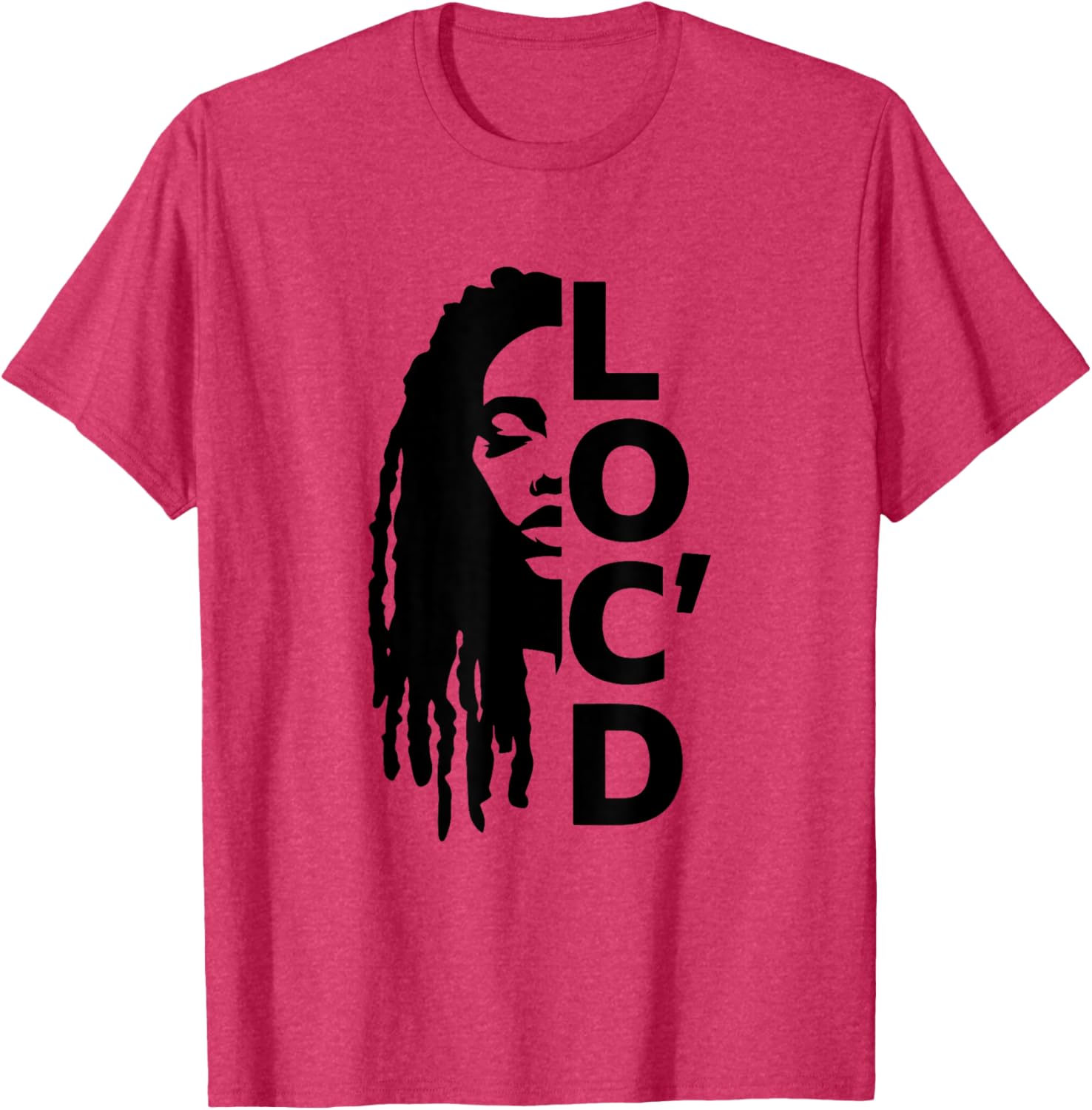 Loc'd For Life Afro Locs T-Shirt for Proud Black Melanin Women - 21