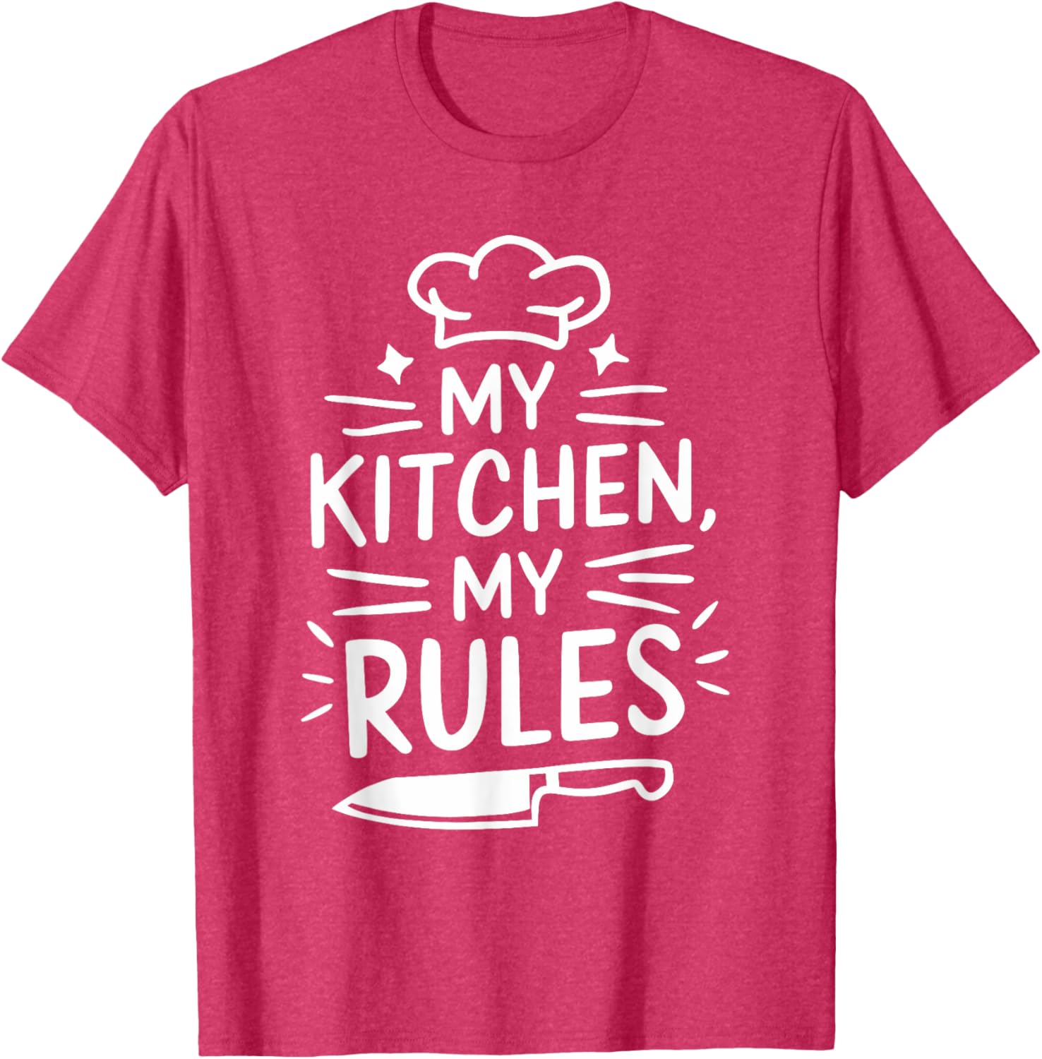 My Kitchen My Rules Chef T-Shirt for Cooking Enthusiasts - 12