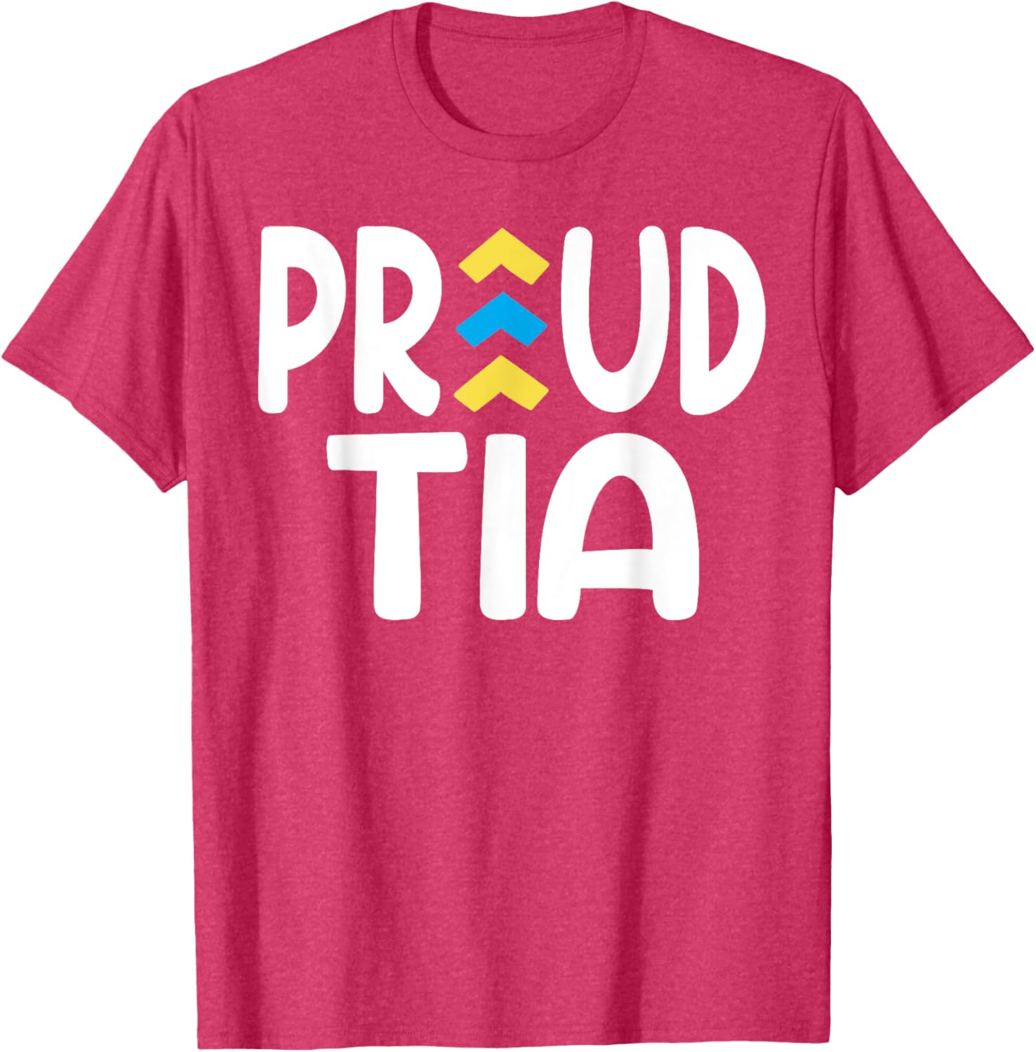 Proud Tia World Down Syndrome Day Awareness Socks and Aunt T-Shirt - 14