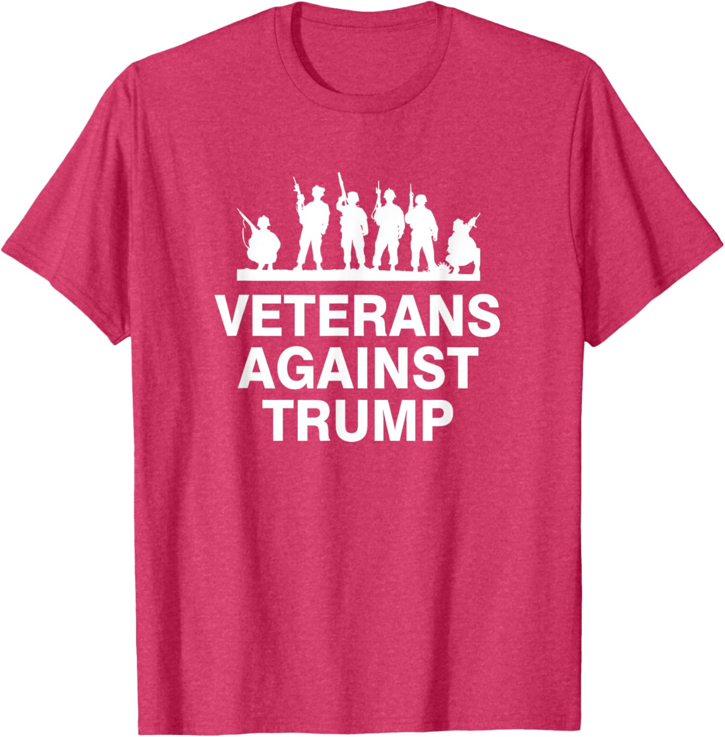 Veterans Against Trump T-Shirt for Supportive Activism and Style - 16