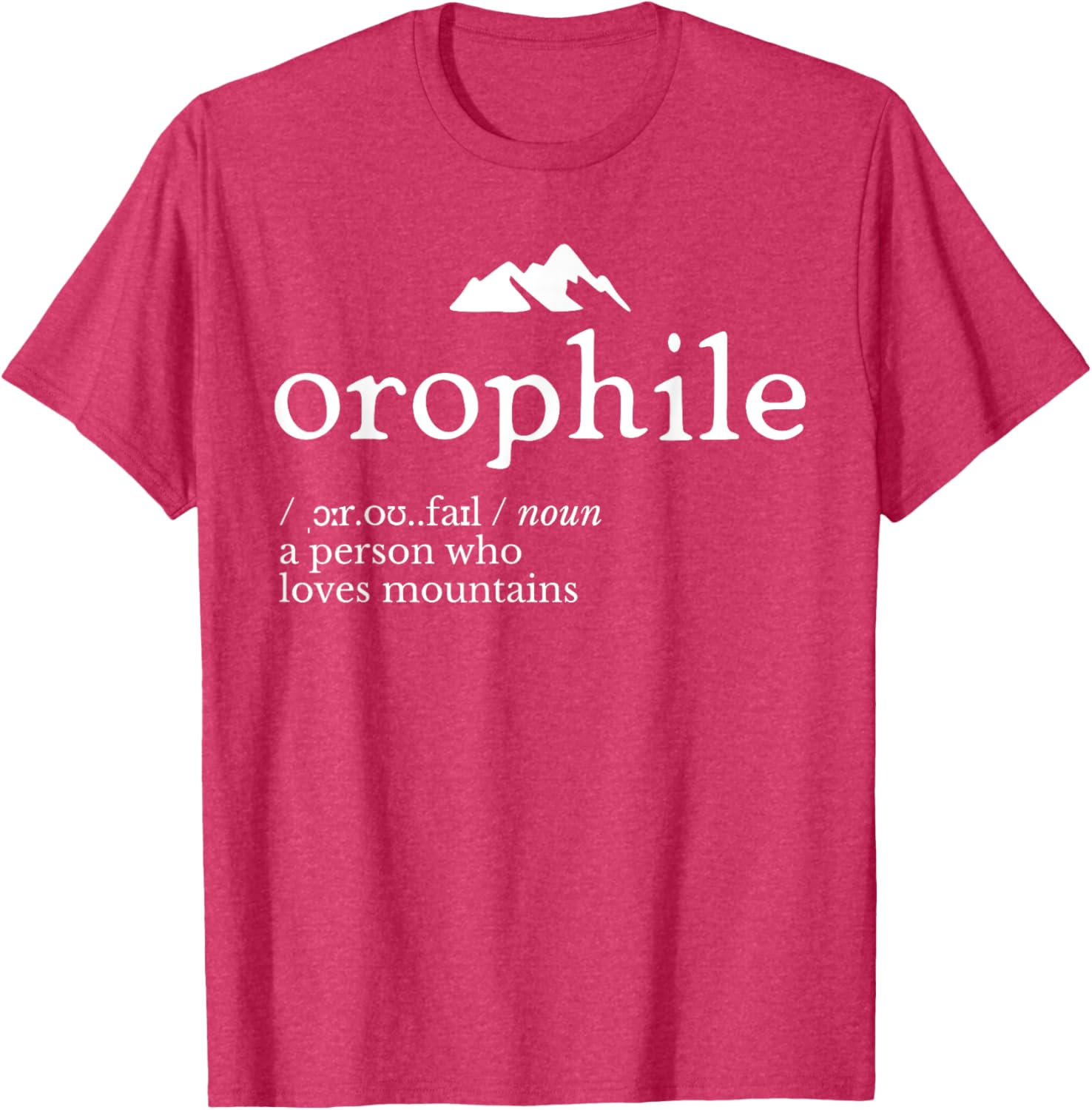 Orophile Definition T-Shirt for Language Lovers and Gift Seekers - 8