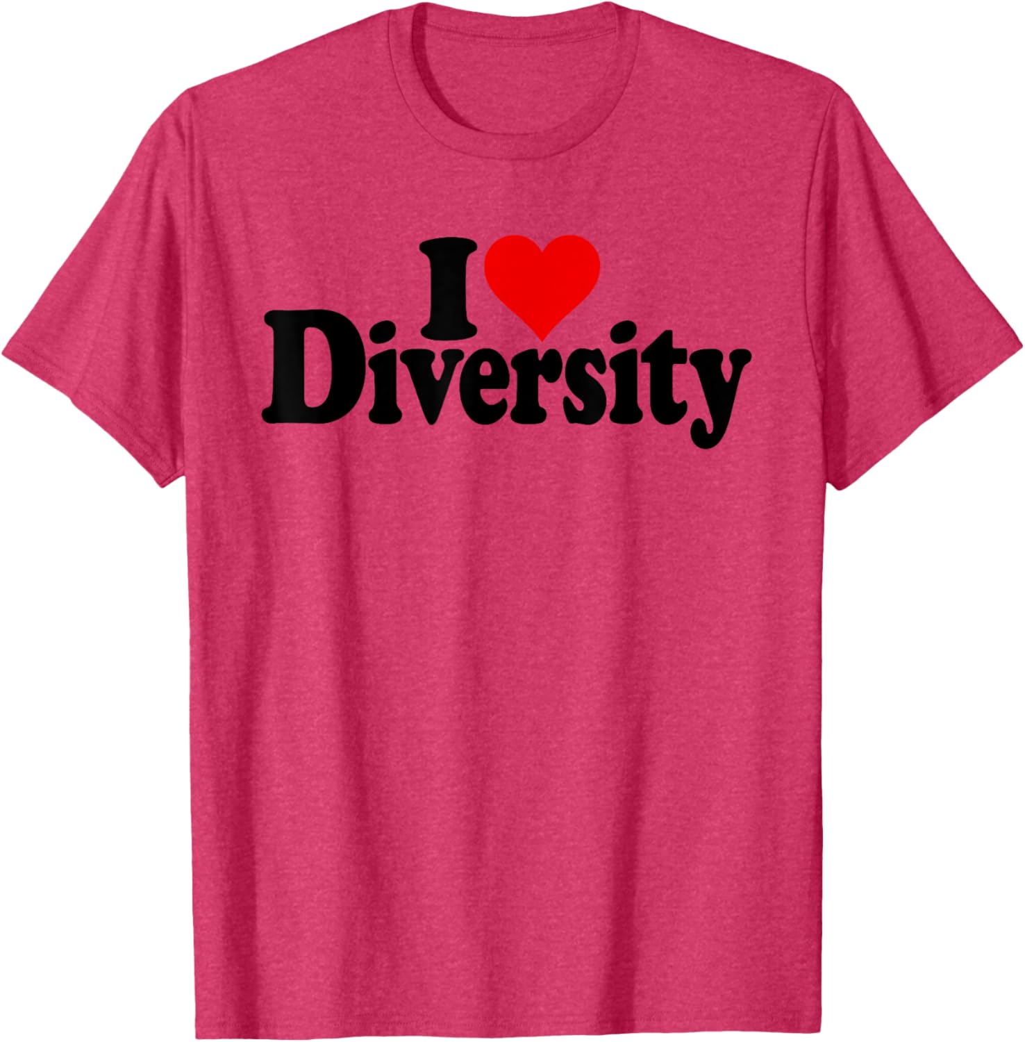 I Love Heart Diversity Strength in Diversity T-Shirt for All Occasions - 3