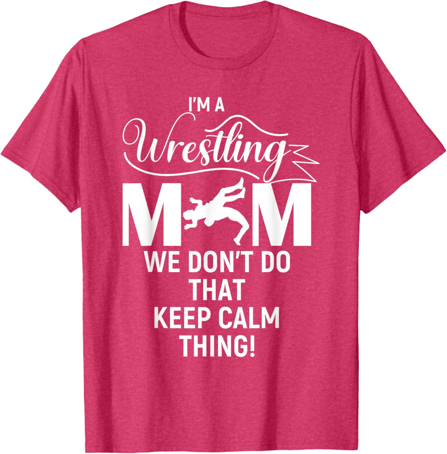 Funny Wrestling Mom T-Shirt for Girls and Women - Perfect Gift Idea - 8