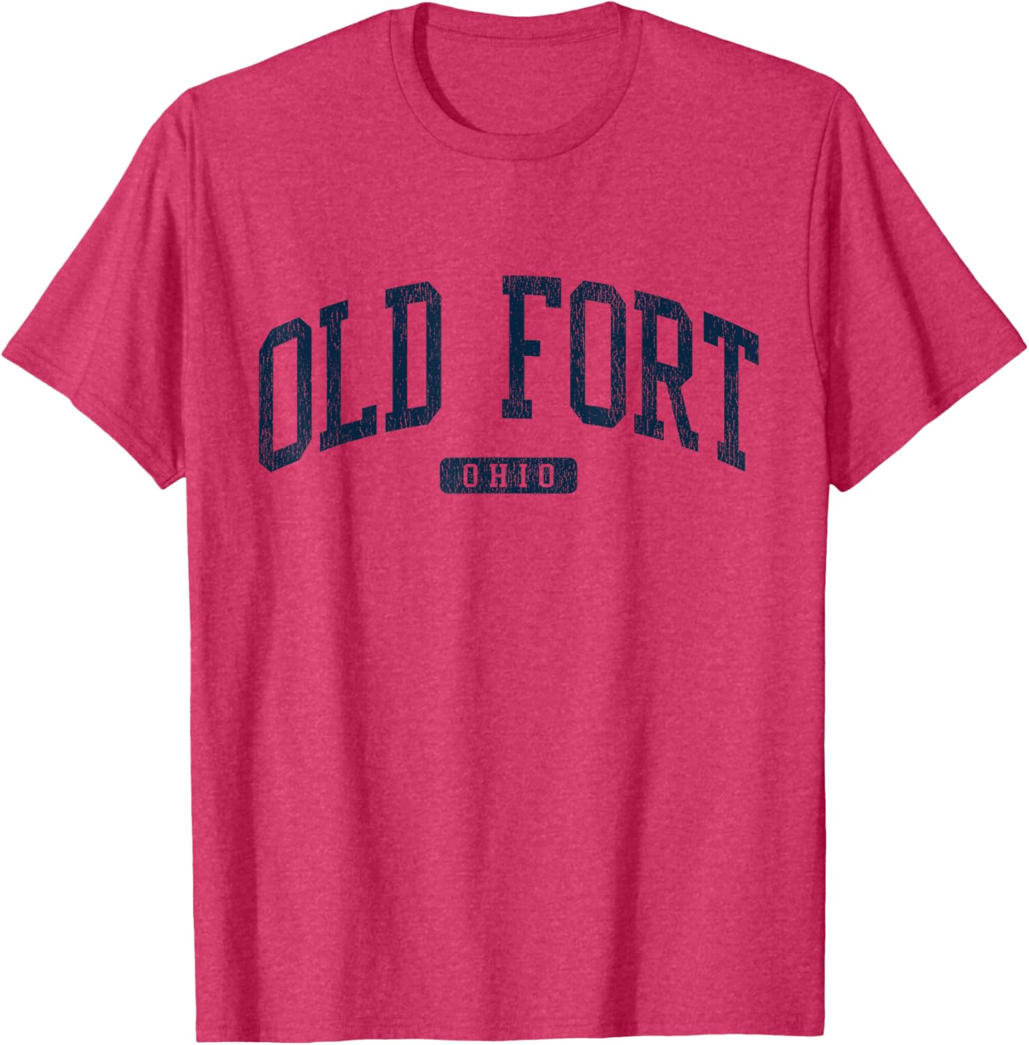 Old Fort Ohio College Style Blue T-Shirt for Comfort and Style - 17