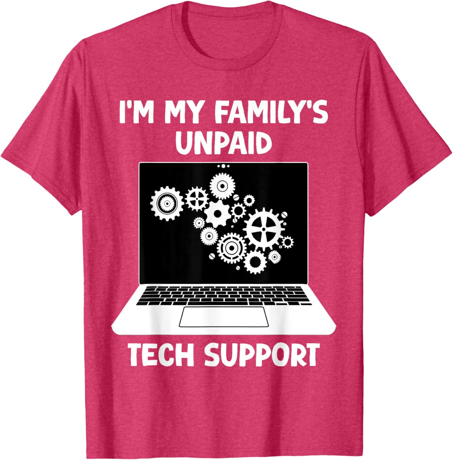 Funny Computer Engineer T-Shirt for Unpaid Tech Support Heroes - 17