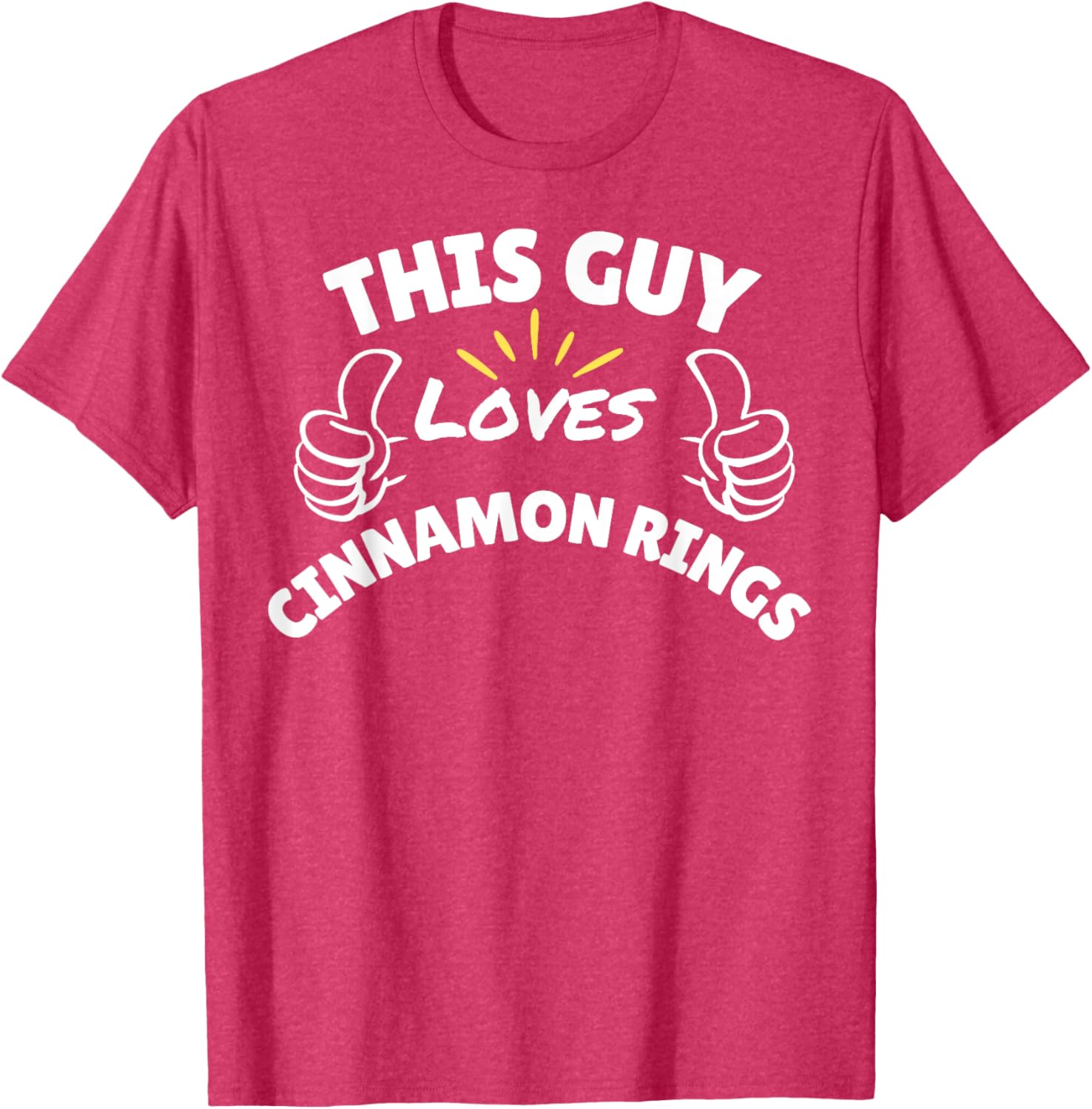Funny Cinnamon Rings Graphic T-Shirt for Food Lovers and Snacks Fans - 7