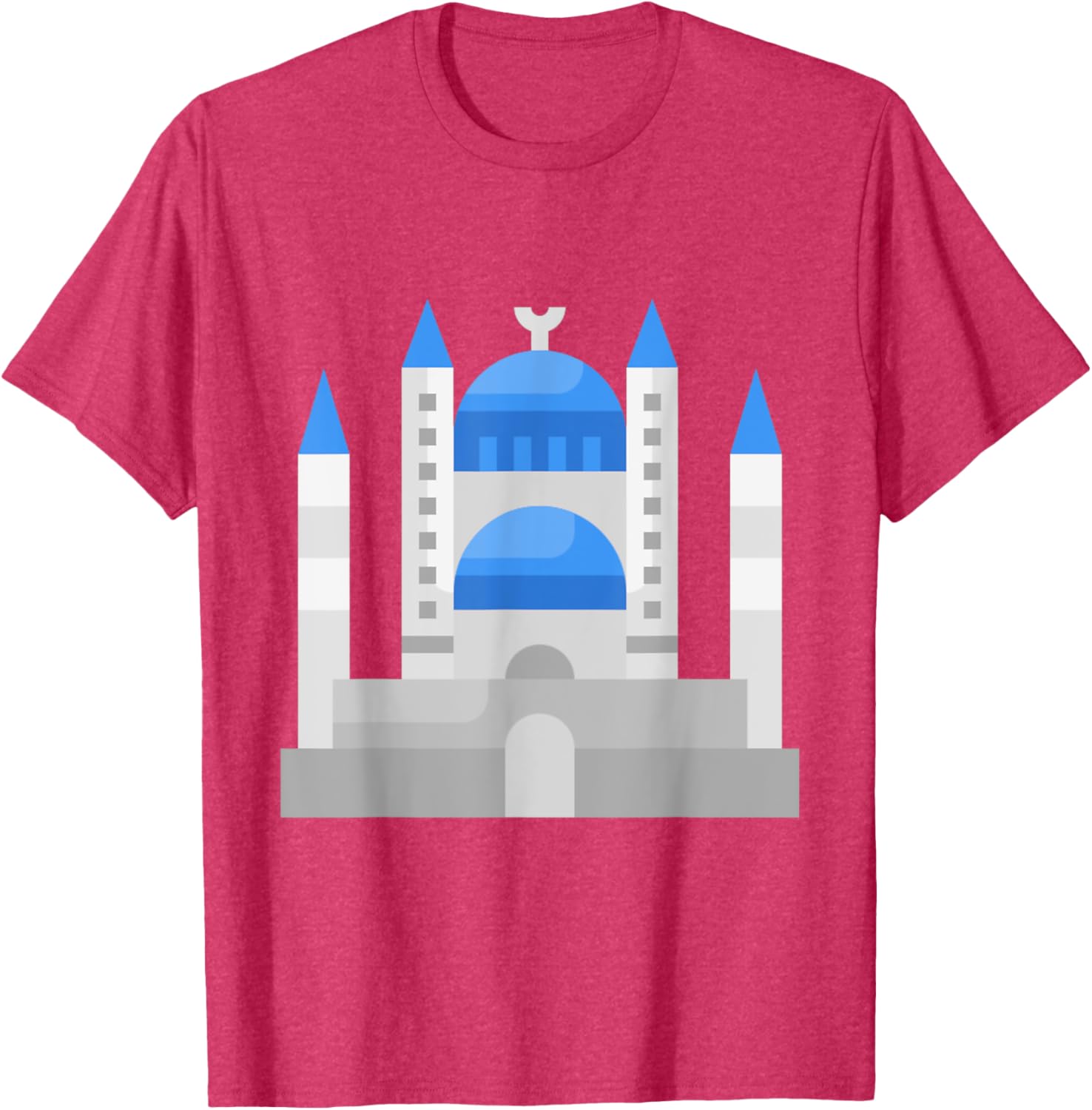 Istanbul Sultan Ahmet Blue Mosque Muslim T-Shirt for Men and Women - 16
