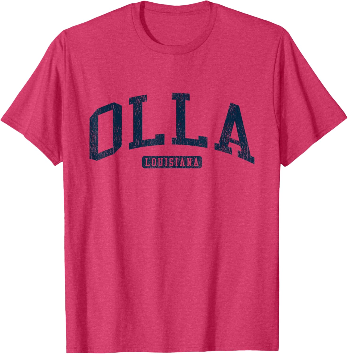 Olla Louisiana College Blue T-Shirt for Stylish University Students - 4