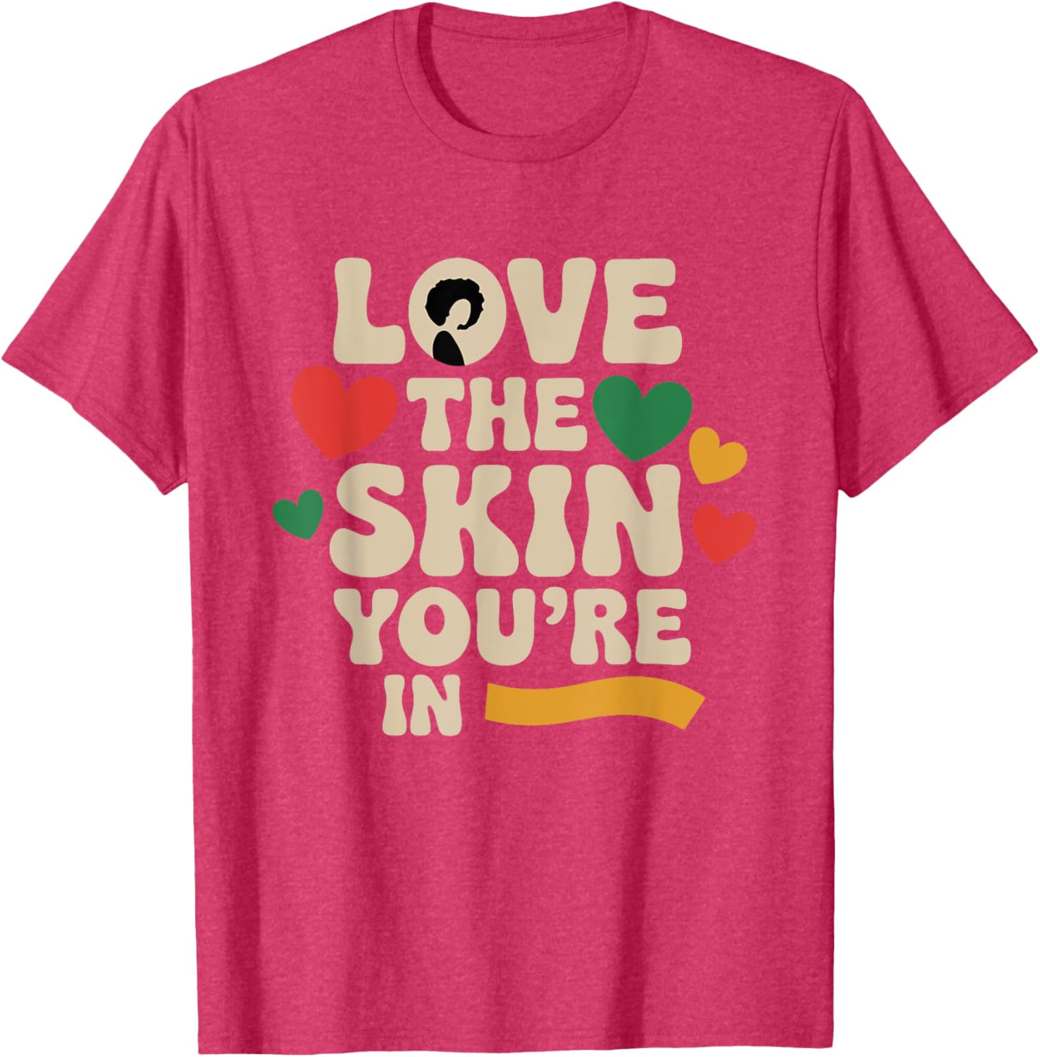 Proud Afro Educated Black Woman T-Shirt Love Your Skin Fashion Tee - 22