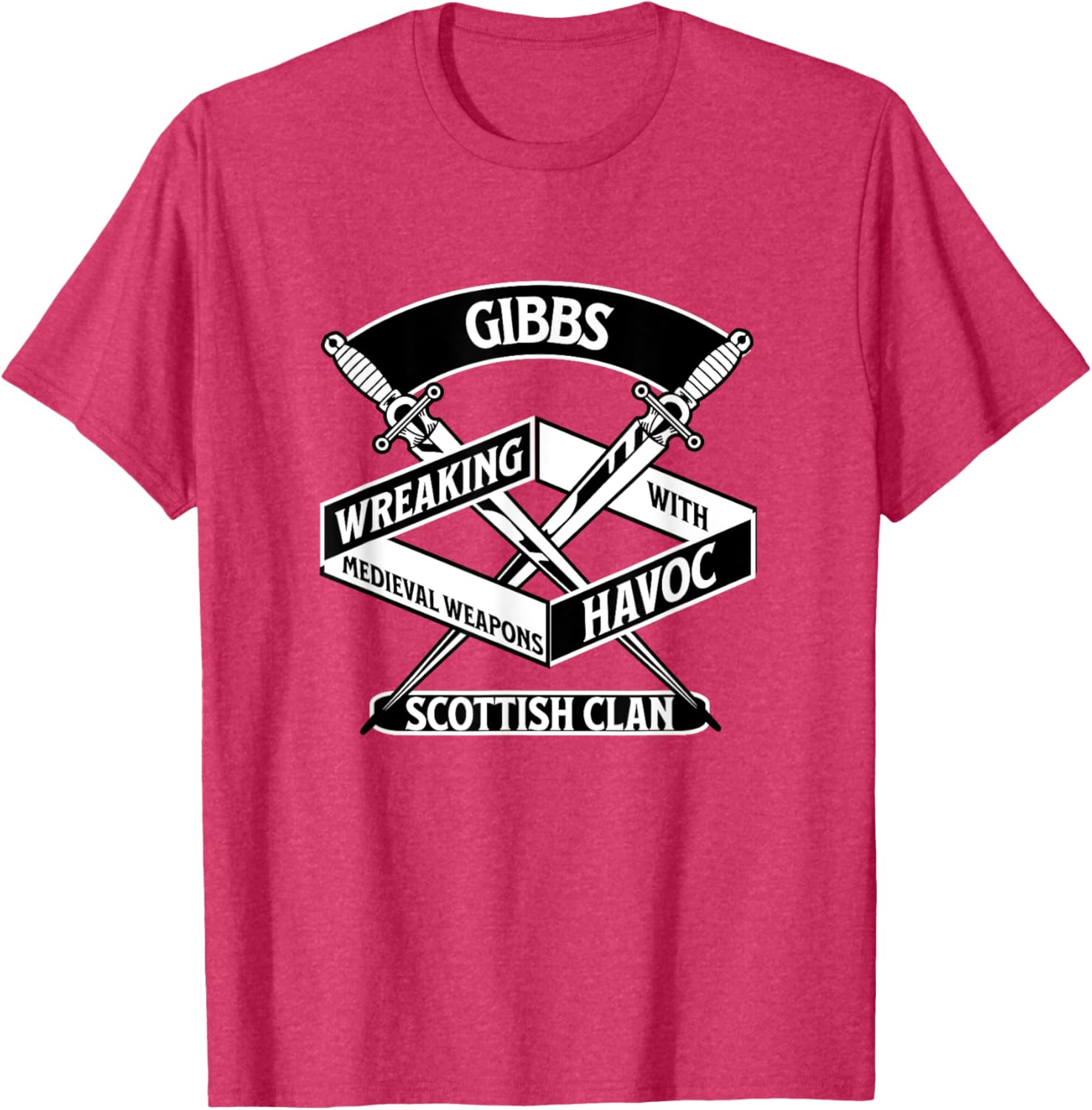 Gibbs Scottish Clan Medieval Weapons T-Shirt for Fans of History and Adventure - 2