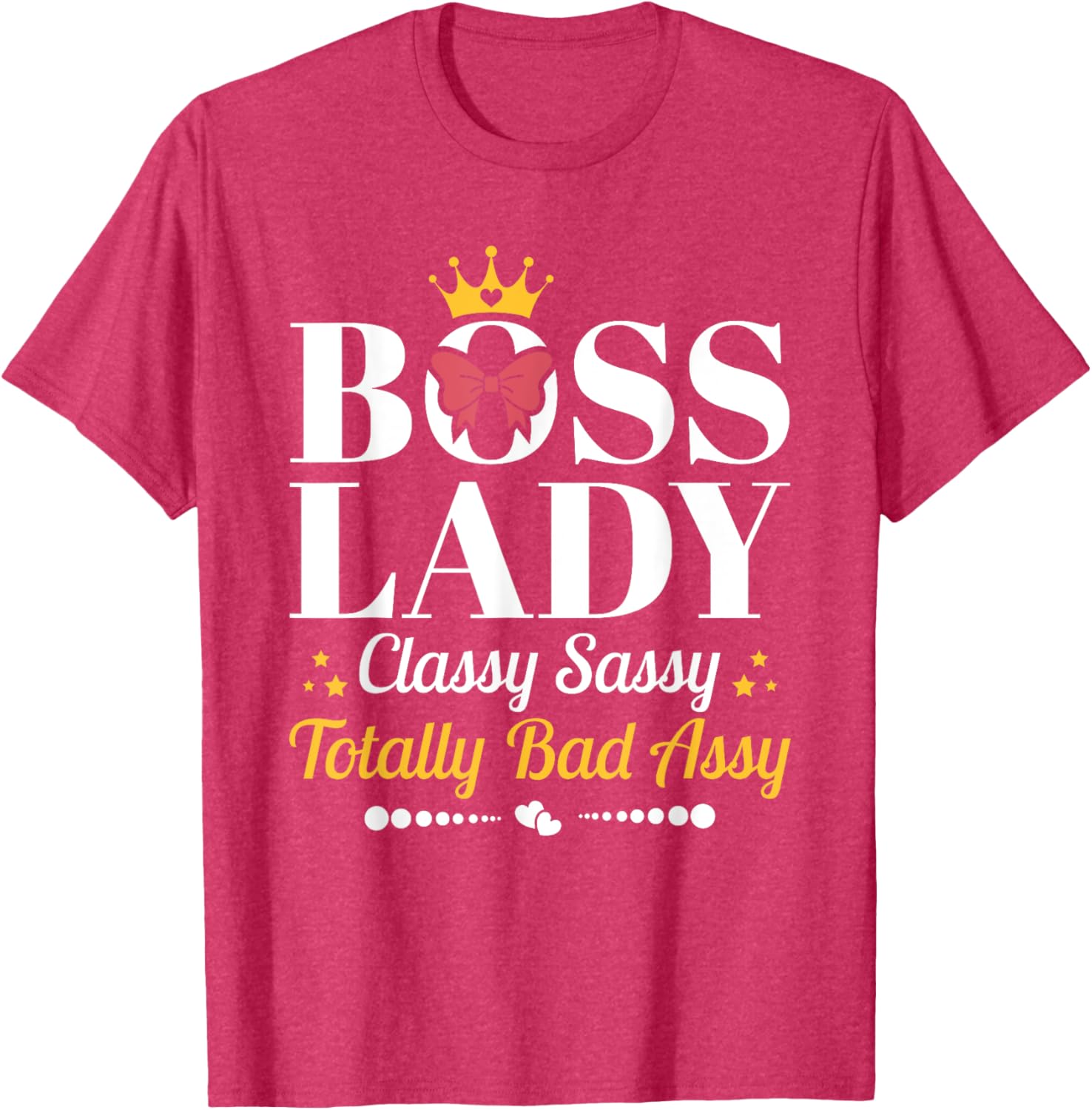 Boss Lady Classy Sassy T-Shirt for Female Boss Appreciation Gifts - 4
