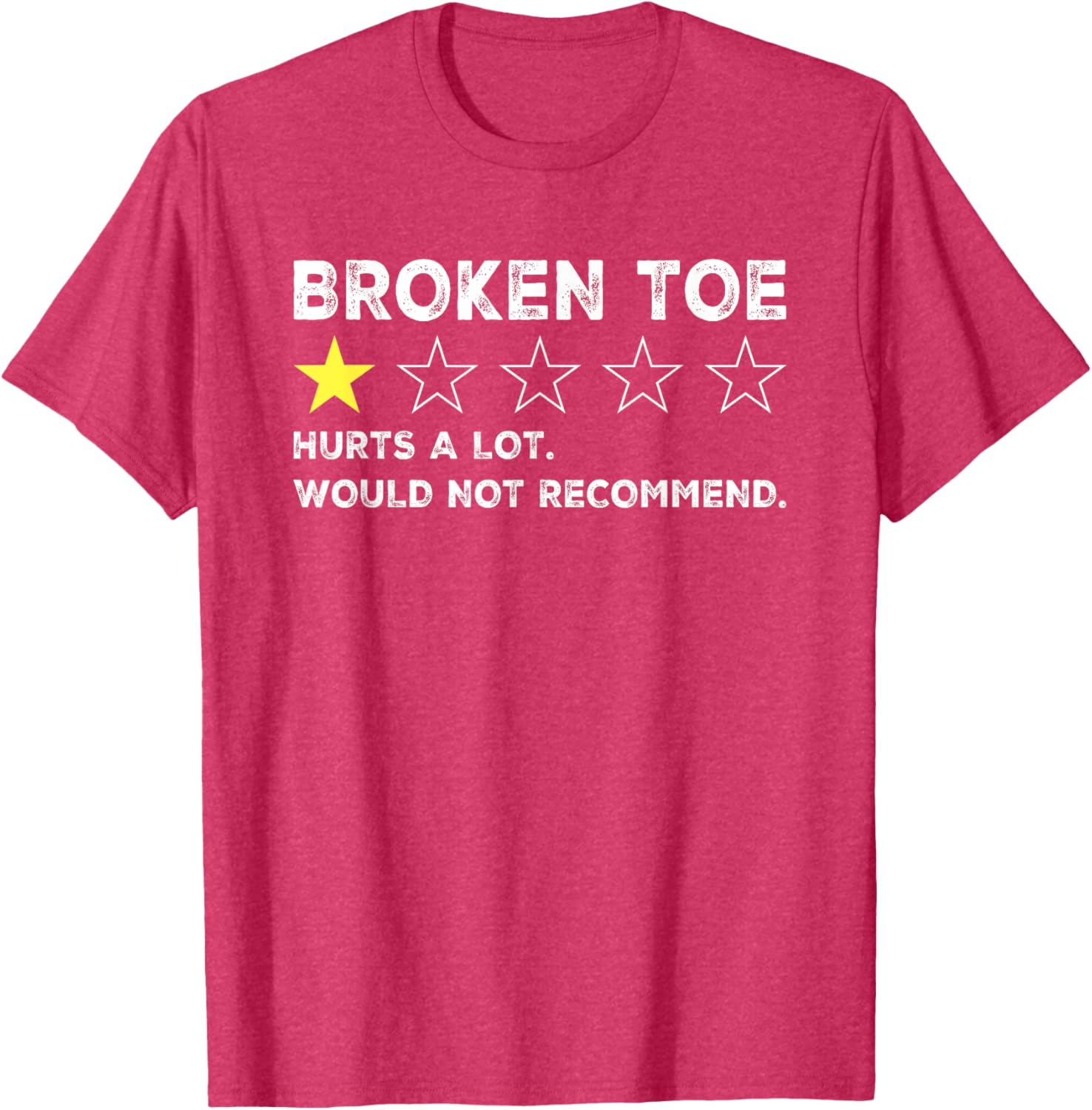Funny Get Well Soon T-Shirt for Broken Toe Injury Recovery Humor - 16