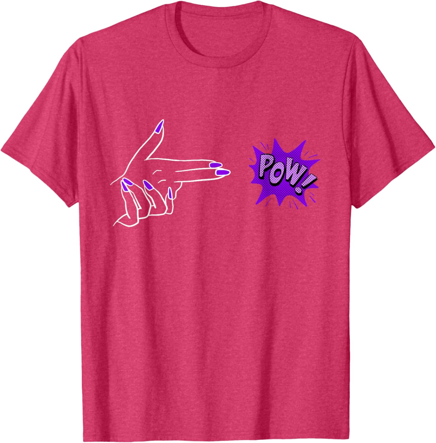 Purple Boy Bye Graphic T-Shirt for Trendy Casual Style and Comfort - 27