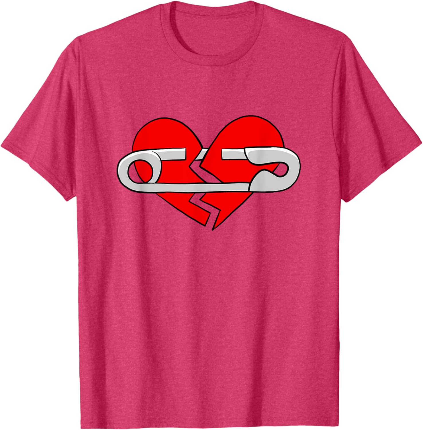 Red Healing In Progress Graphic T-Shirt - Stylish Healing Quotes Tee - 9