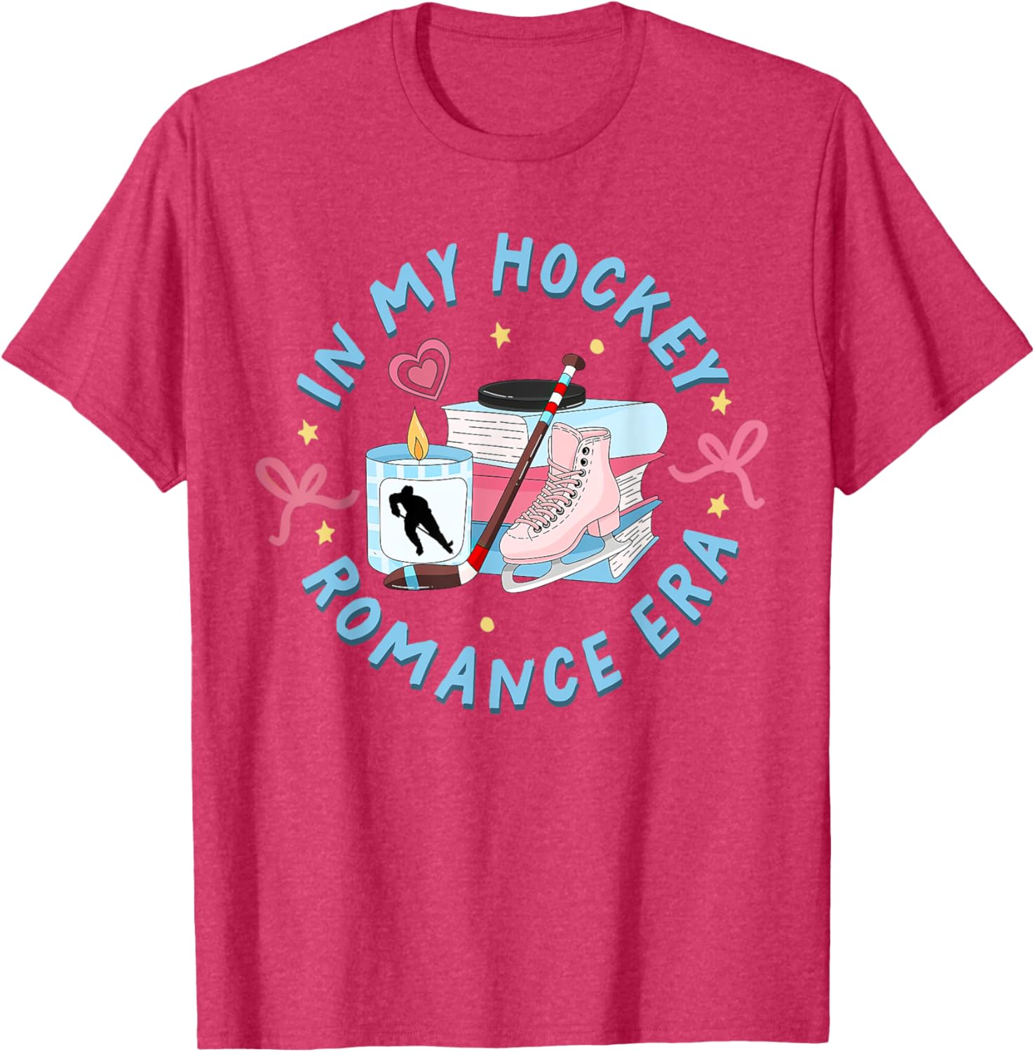 Funny Hockey Romance Reader T-Shirt for Sport Lovers and Fans - 9