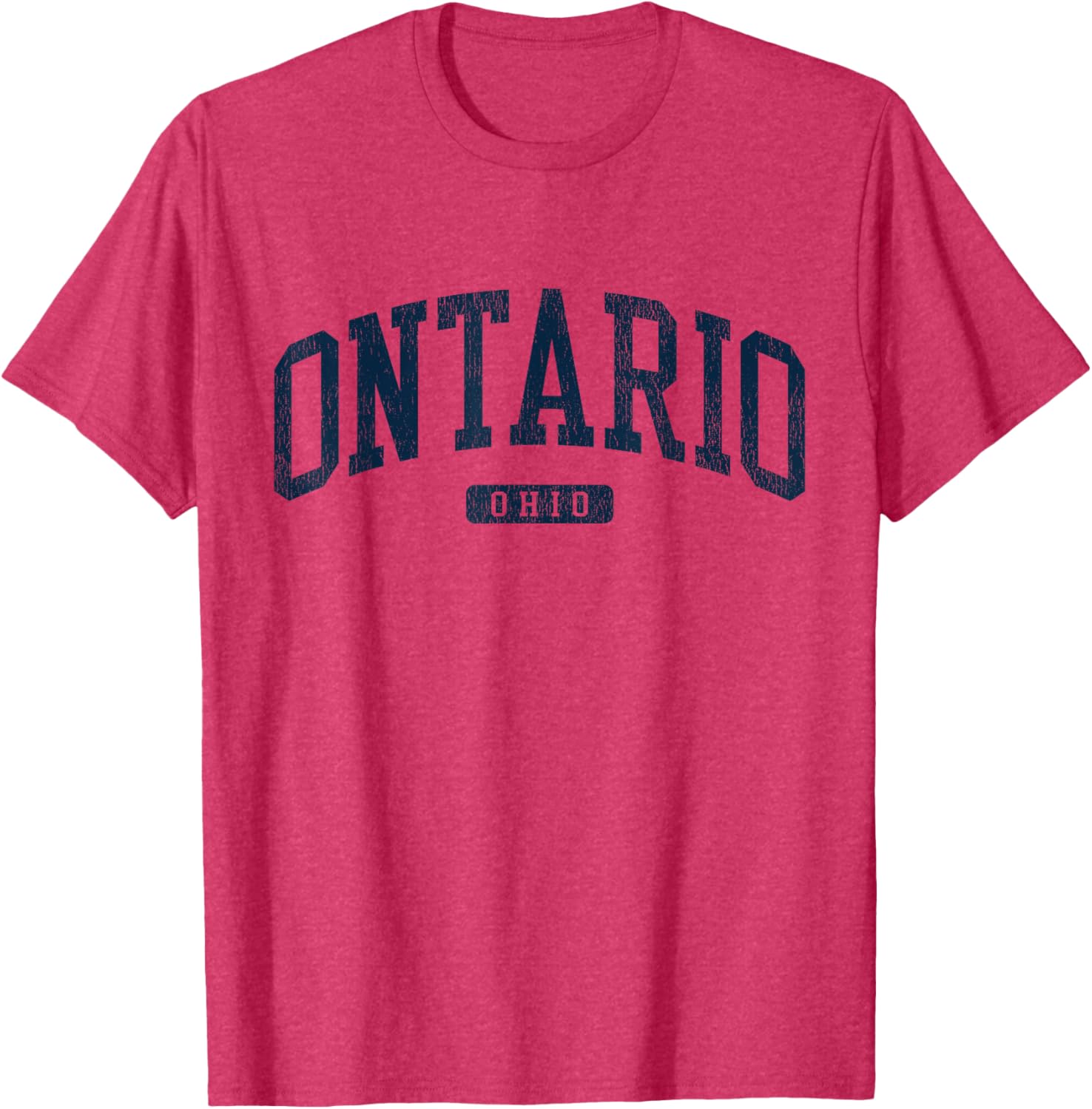 Ontario Ohio College University Style Blue T-Shirt for Proud Students - 1