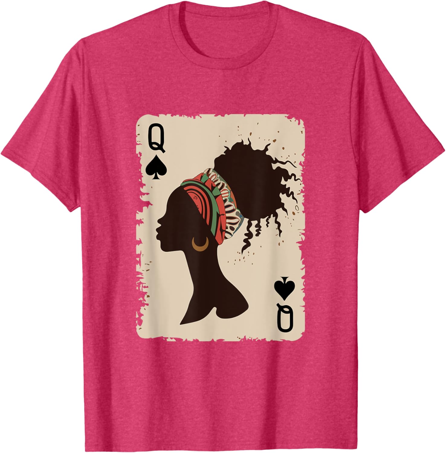 Black Queen Afro T-Shirt Proud Melanin Design for African American Women - 19