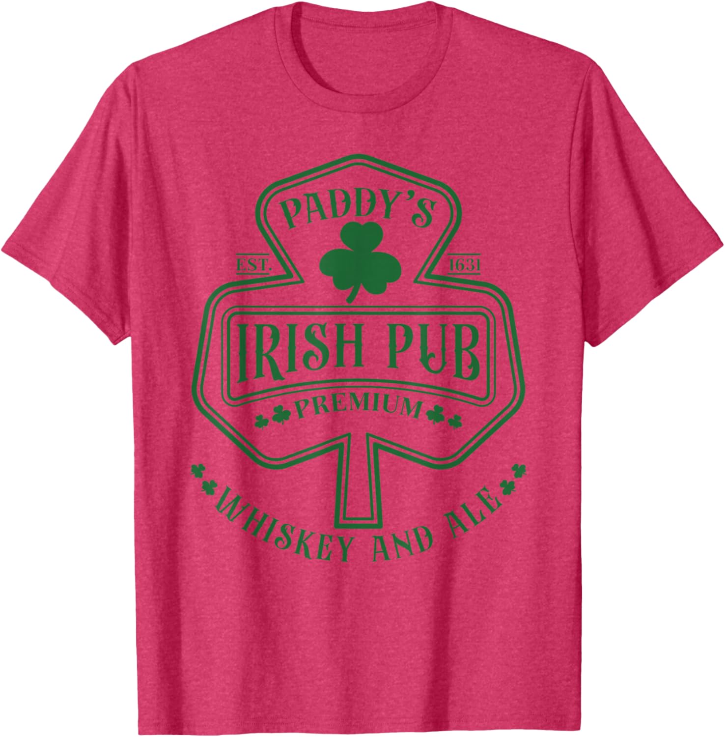 Funny St Patricks Day Irish Pub Paddy's Club Whiskey Beer T-Shirt - 2