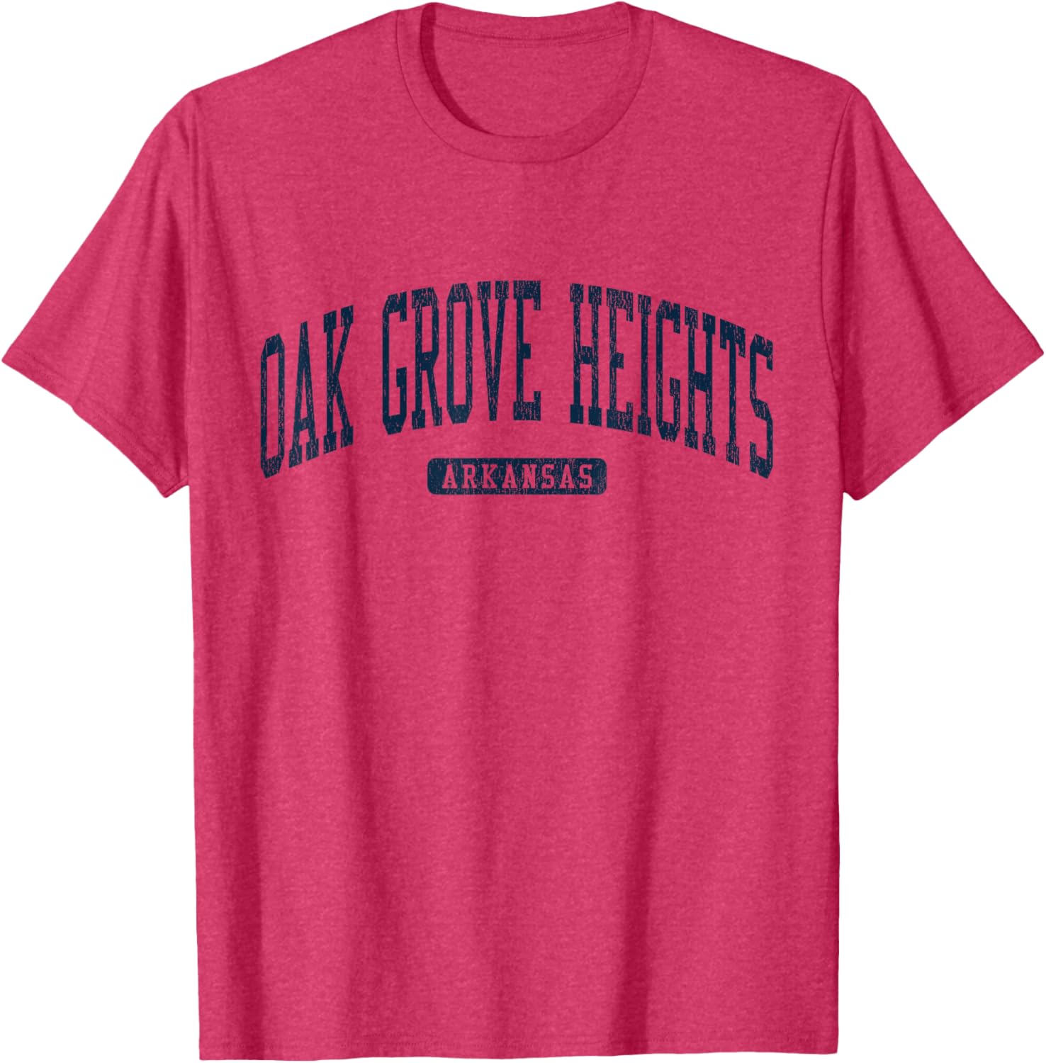 Oak Grove Heights Arkansas College Blue T-Shirt for Students and Fans - 5