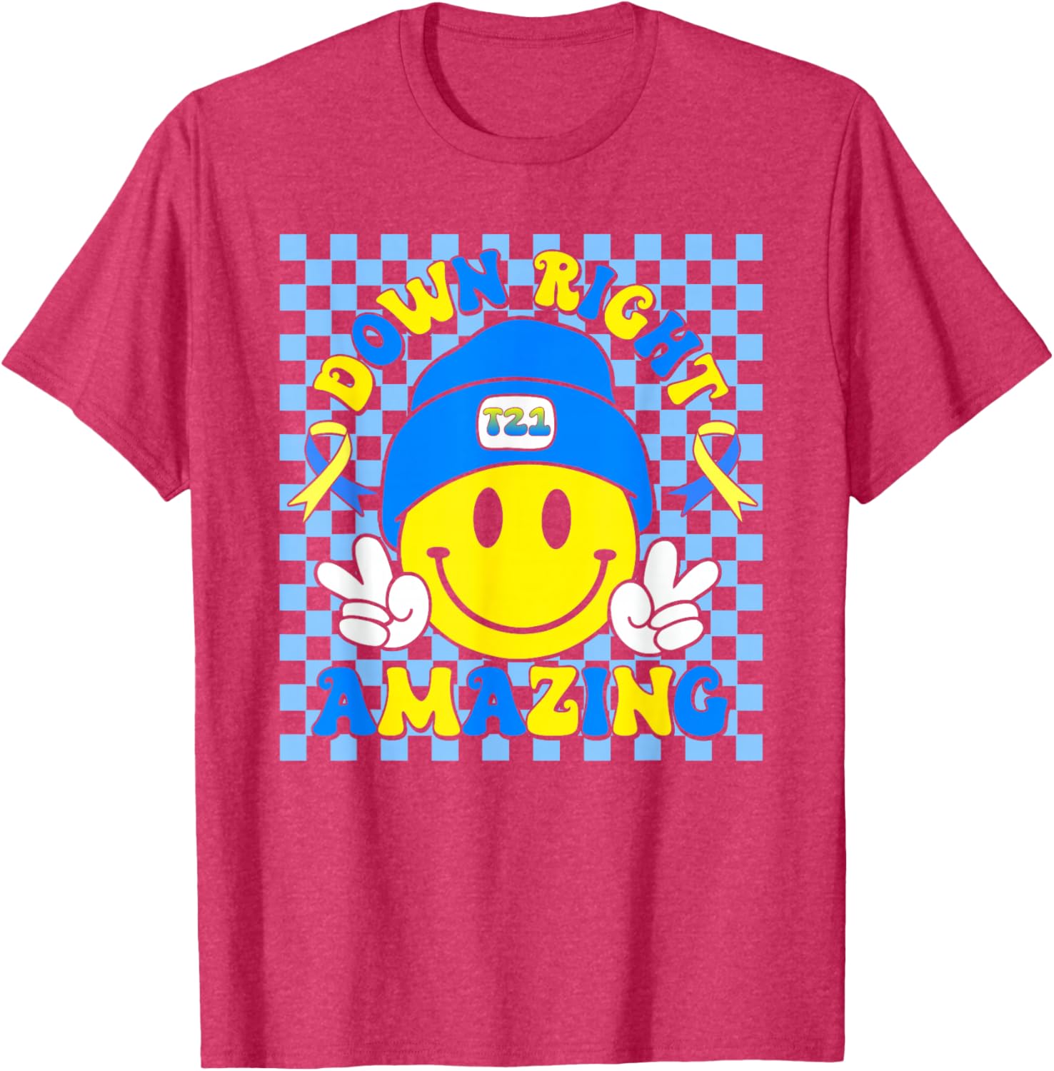 Down Right Amazing Smile Kids T-Shirt for Down Syndrome Awareness - 18