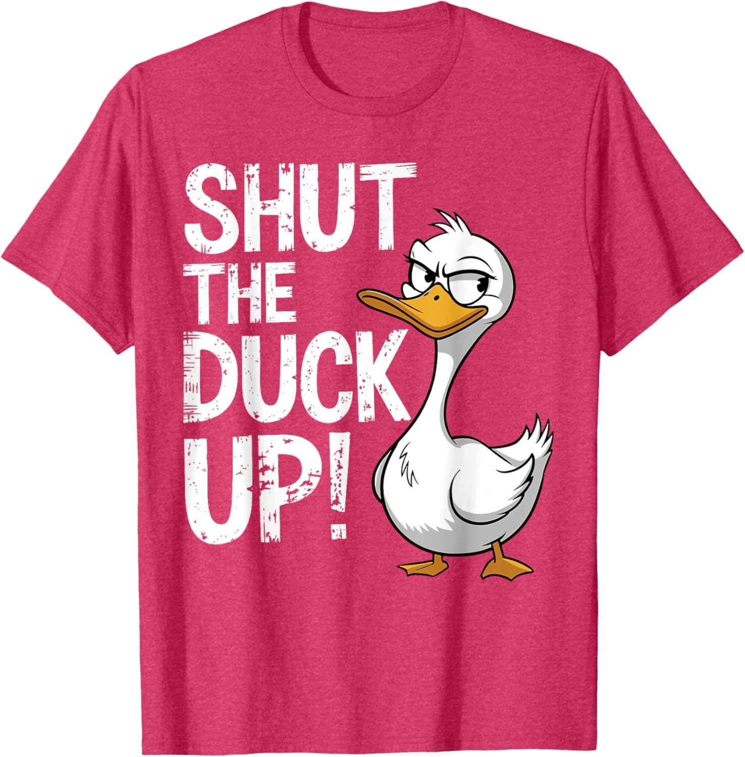 Funny Shut The Duck Up Pun T-Shirt for Duck Lovers and Humor Fans - 12