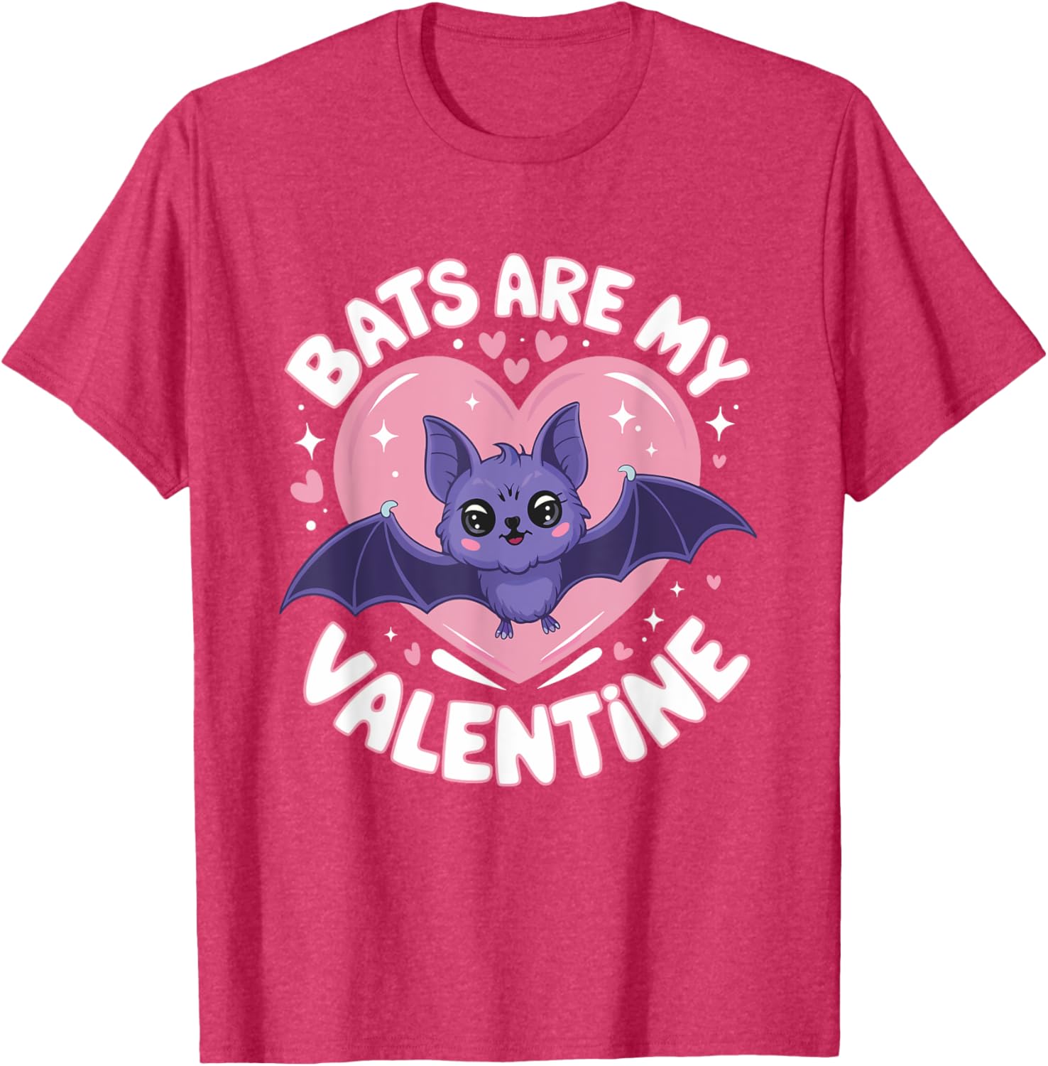 Pastel Goth Bat T-Shirt for Girls - Valentine's Day Cute Spooky Fashion - 12