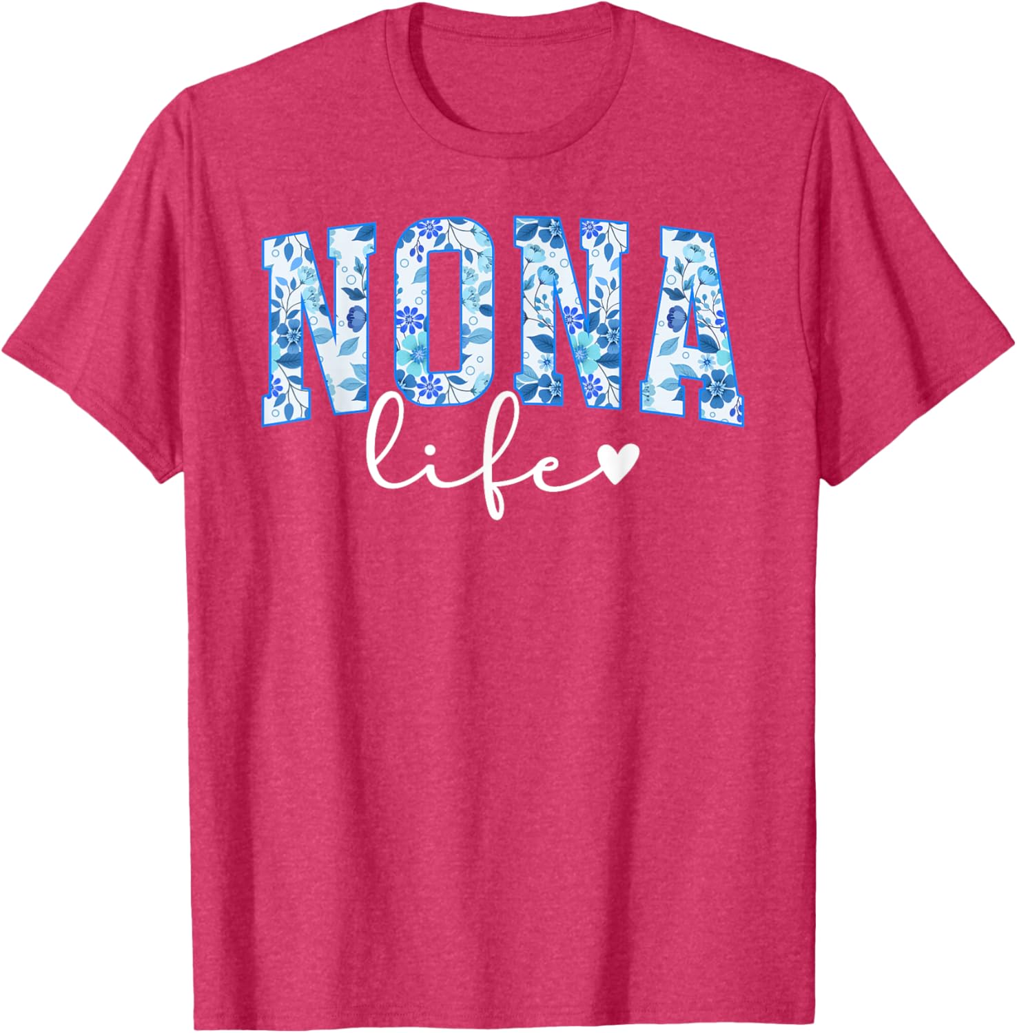 Nona Life Grandma T-Shirt for Loving Grandmothers - Cute Gift Idea - 3