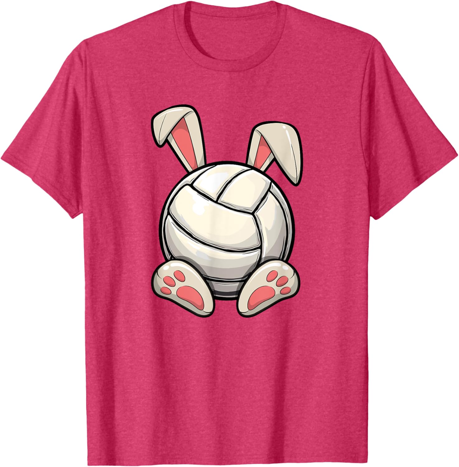 Easter Volleyball Bunny Ears T-Shirt for Kids' Egg Hunt Fun - 12