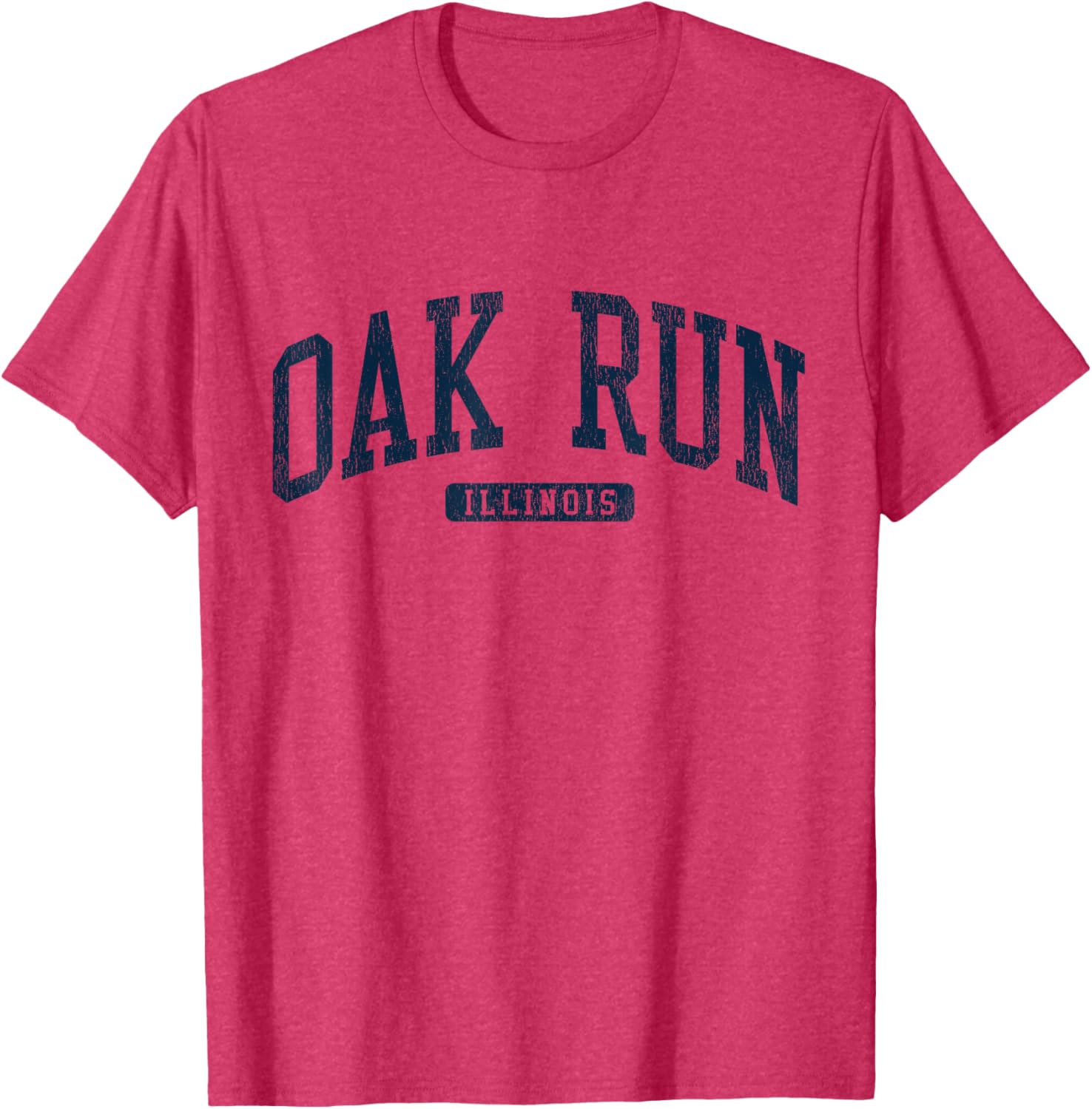 Oak Run Illinois College University Blue T-Shirt for Students and Fans - 6