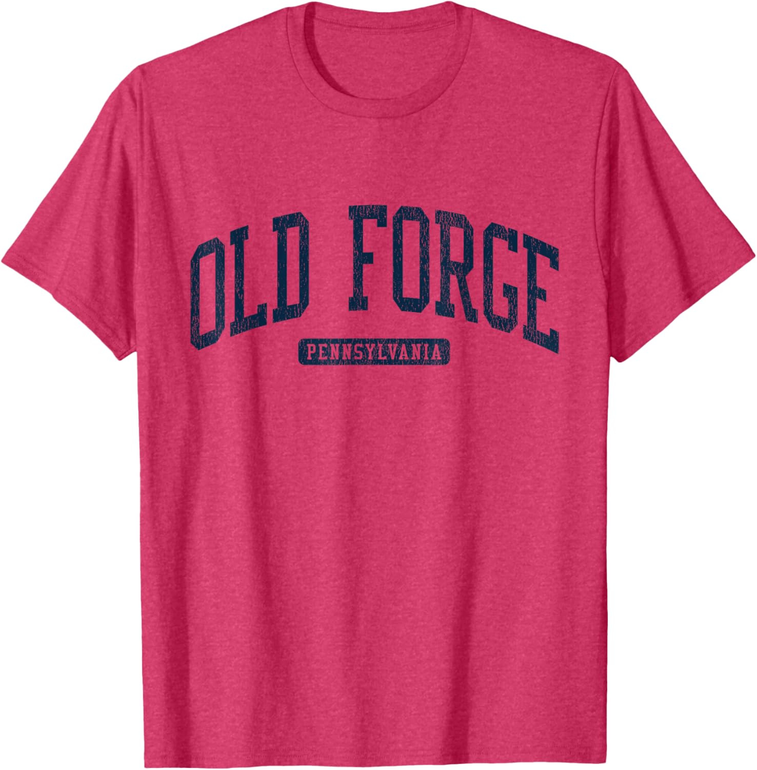 Old Forge PA College Style Blue T-Shirt for Students and Alumni - 3