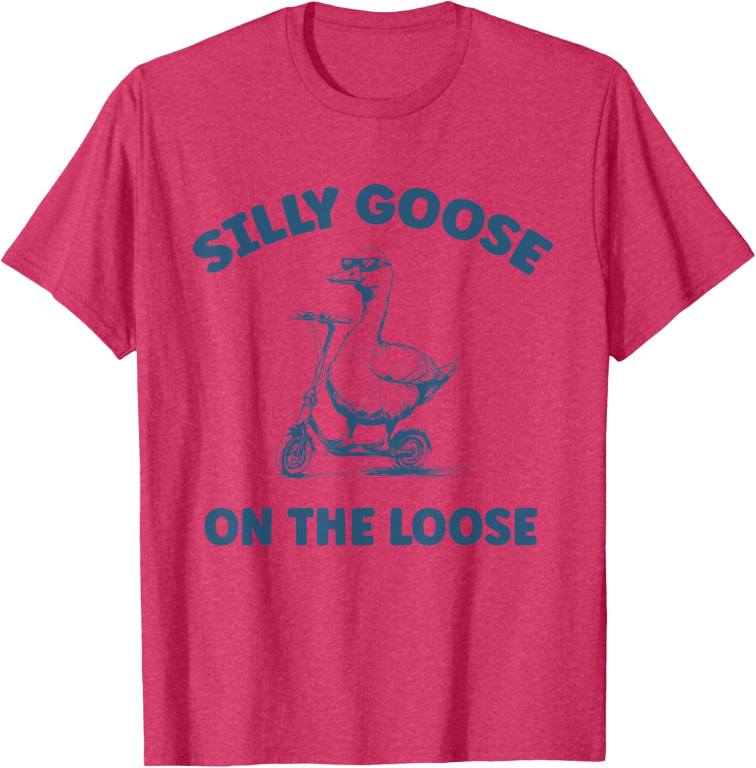 Funny Silly Goose On The Loose Kids T-Shirt for Boys and Girls - 9