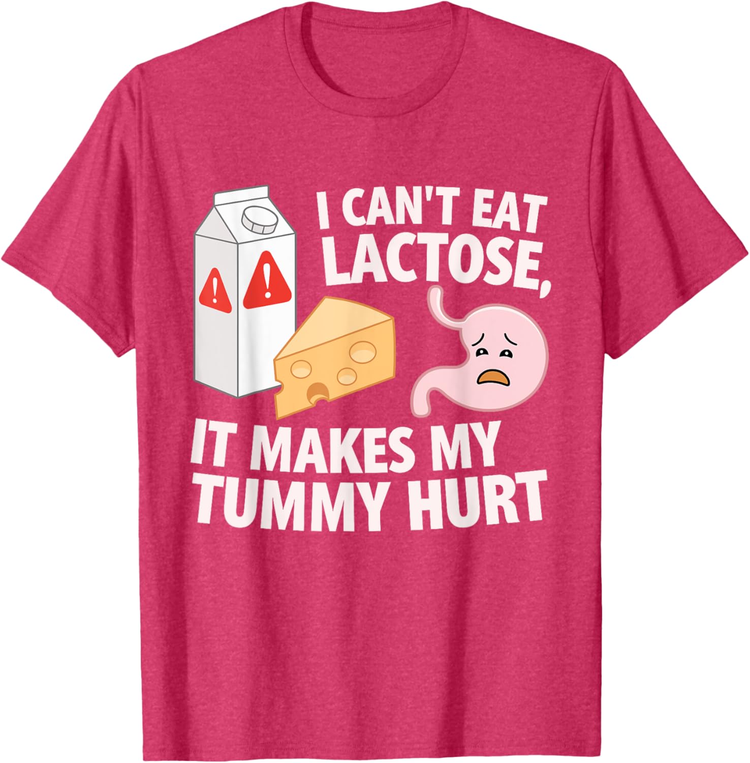 Lactose Intolerance T-Shirt for Boys - Cute Dairy Allergy Design - 5