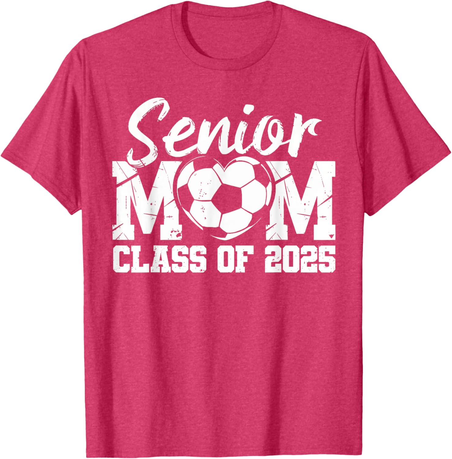 Soccer Mom Class of 2025 Graduate T-Shirt for Proud Senior Mamas - 23