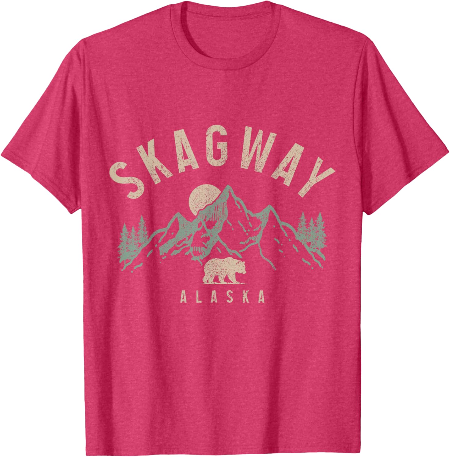 Skagway Alaska Vintage Grizzly Bear T-Shirt for Nature Lovers - 4