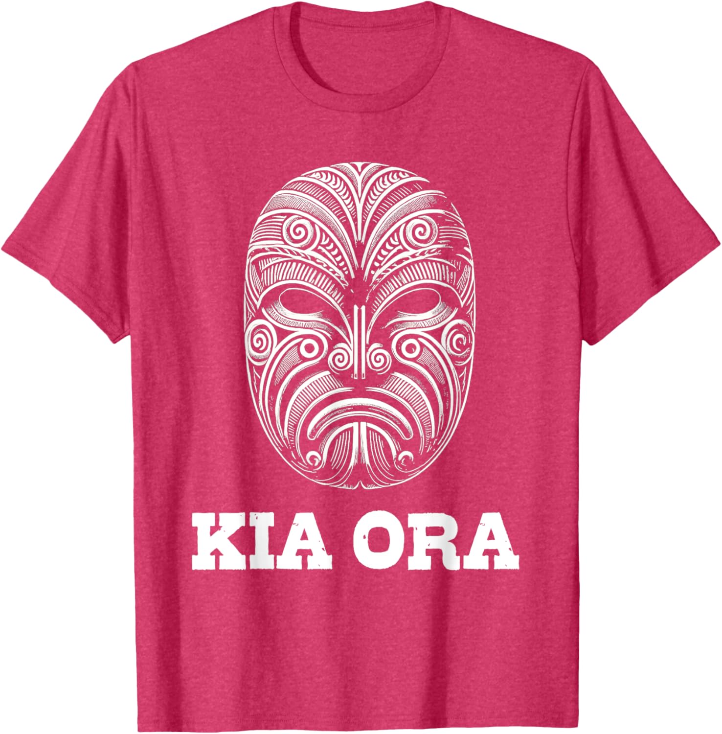 Kia Ora Maori Mask Kiwi Land Aotearoa NZ T-Shirt for Proud Kiwis - 16