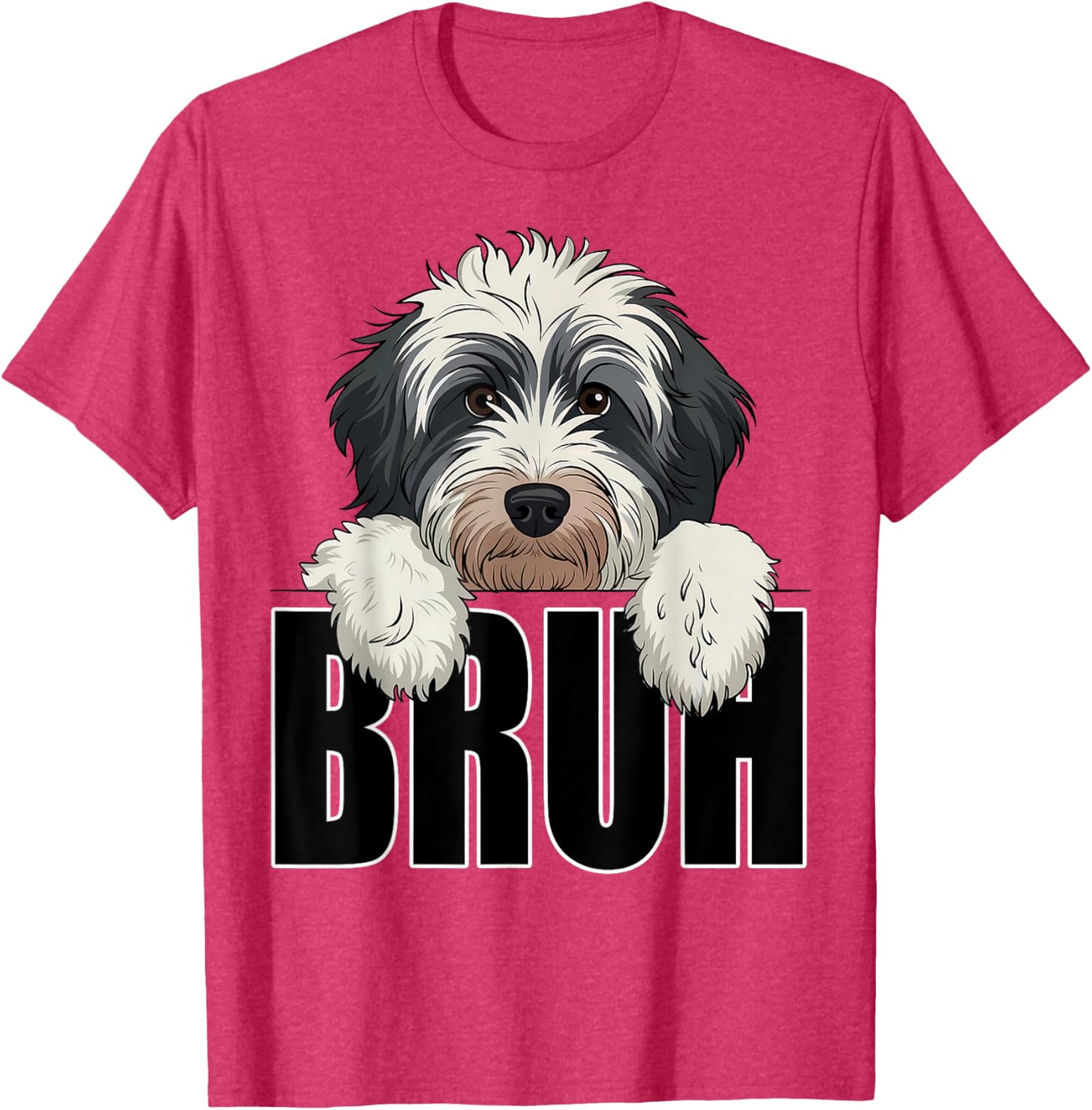 Funny Bruh Bernedoodle T-Shirt for Dog Lovers - Perfect for Boys and Kids - 26