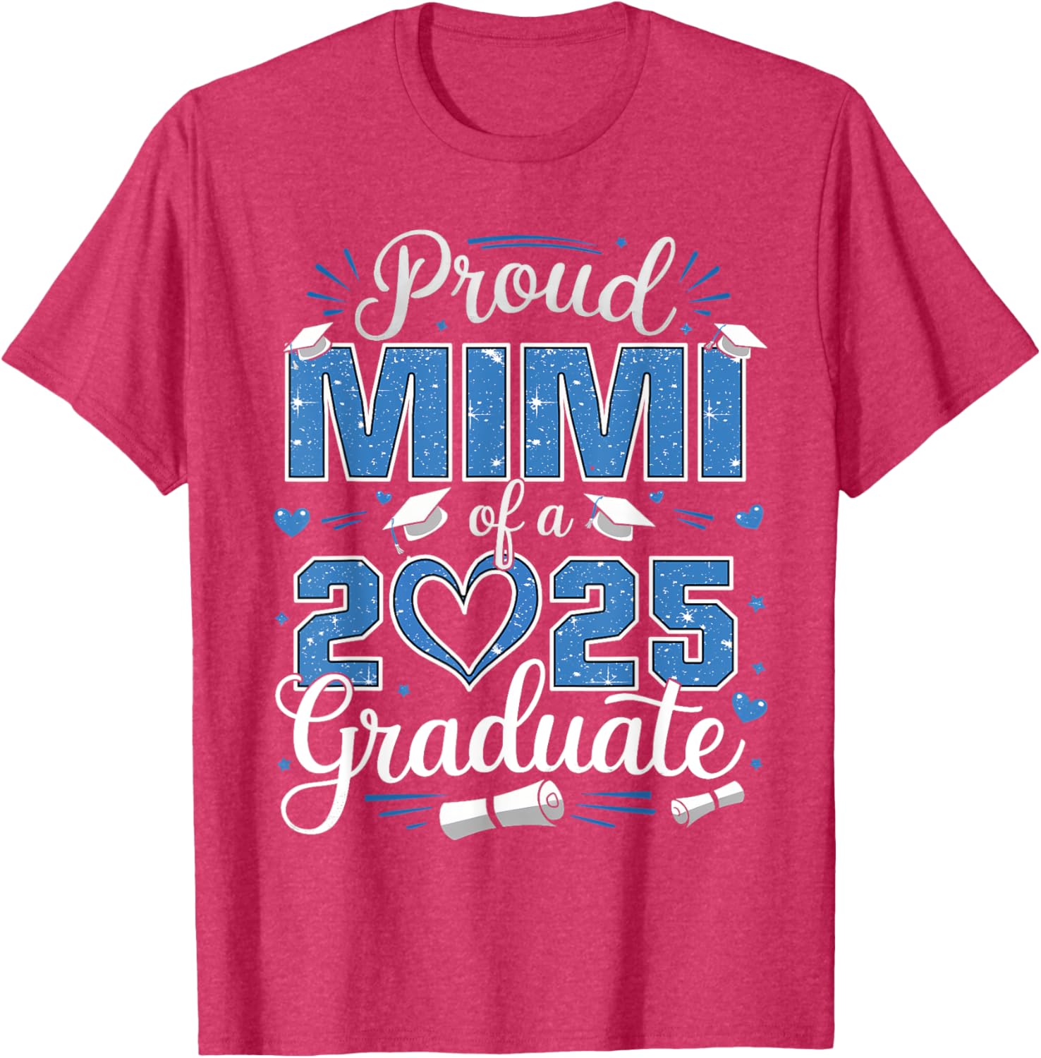 Proud Mimi of a Class of 2025 Graduate T-Shirt for Senior Celebrations - 7