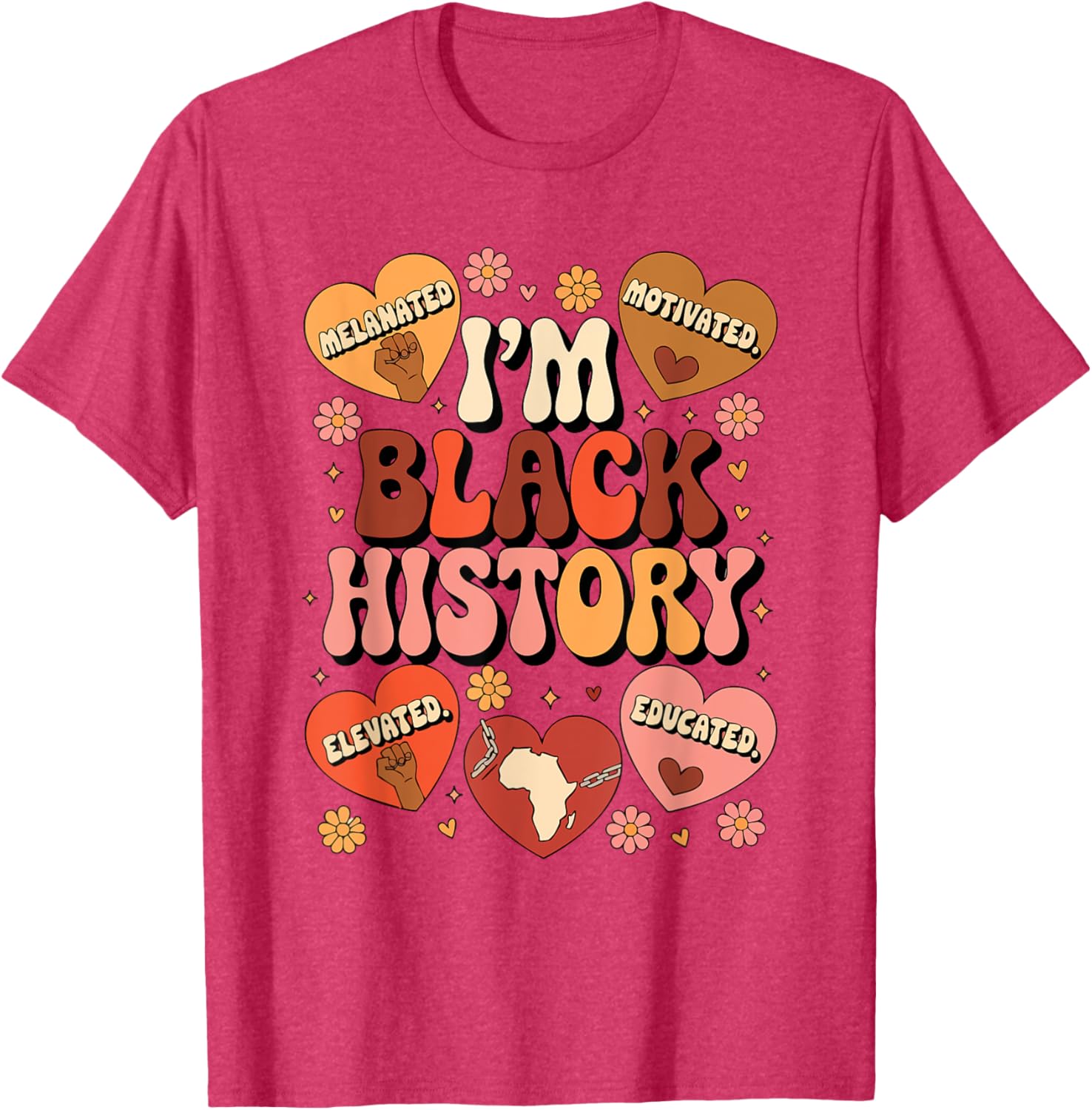 Black History Pride Afro Motivation T-Shirt for Empowered Style - 10