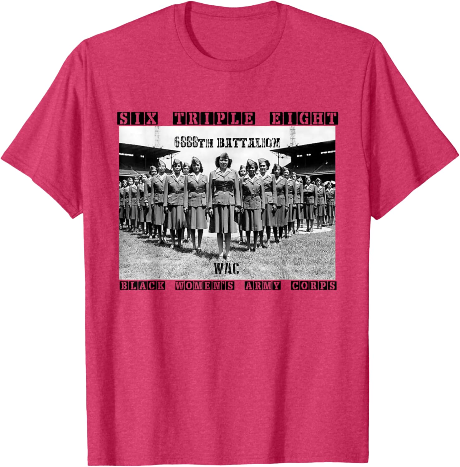 Elegant 6888th Army Corps T-Shirt for Black Women – Support Charity Adams - 10