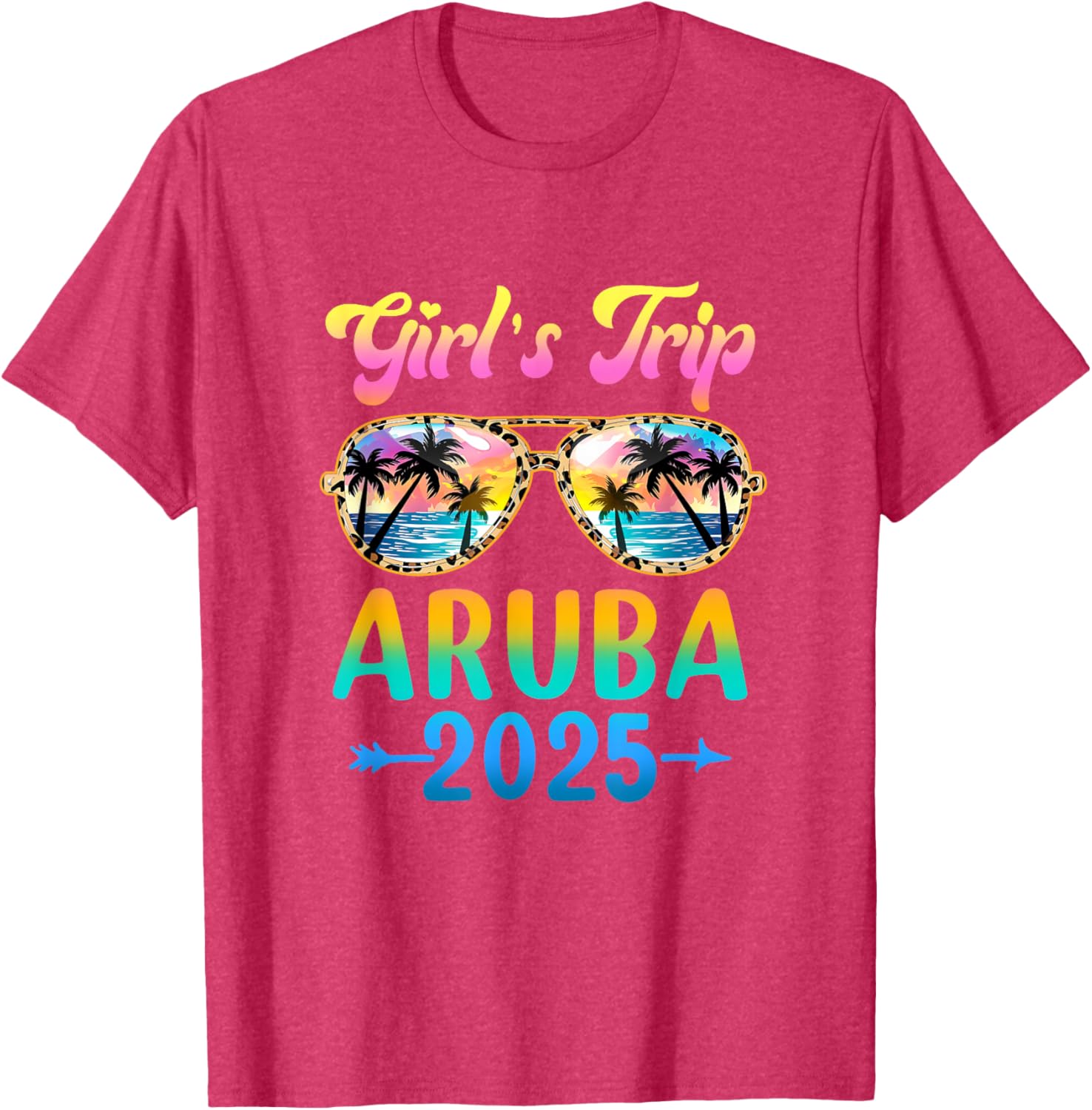 Girls Trip Aruba Summer Vacation Sunglasses T-Shirt for Fun Adventures - 14